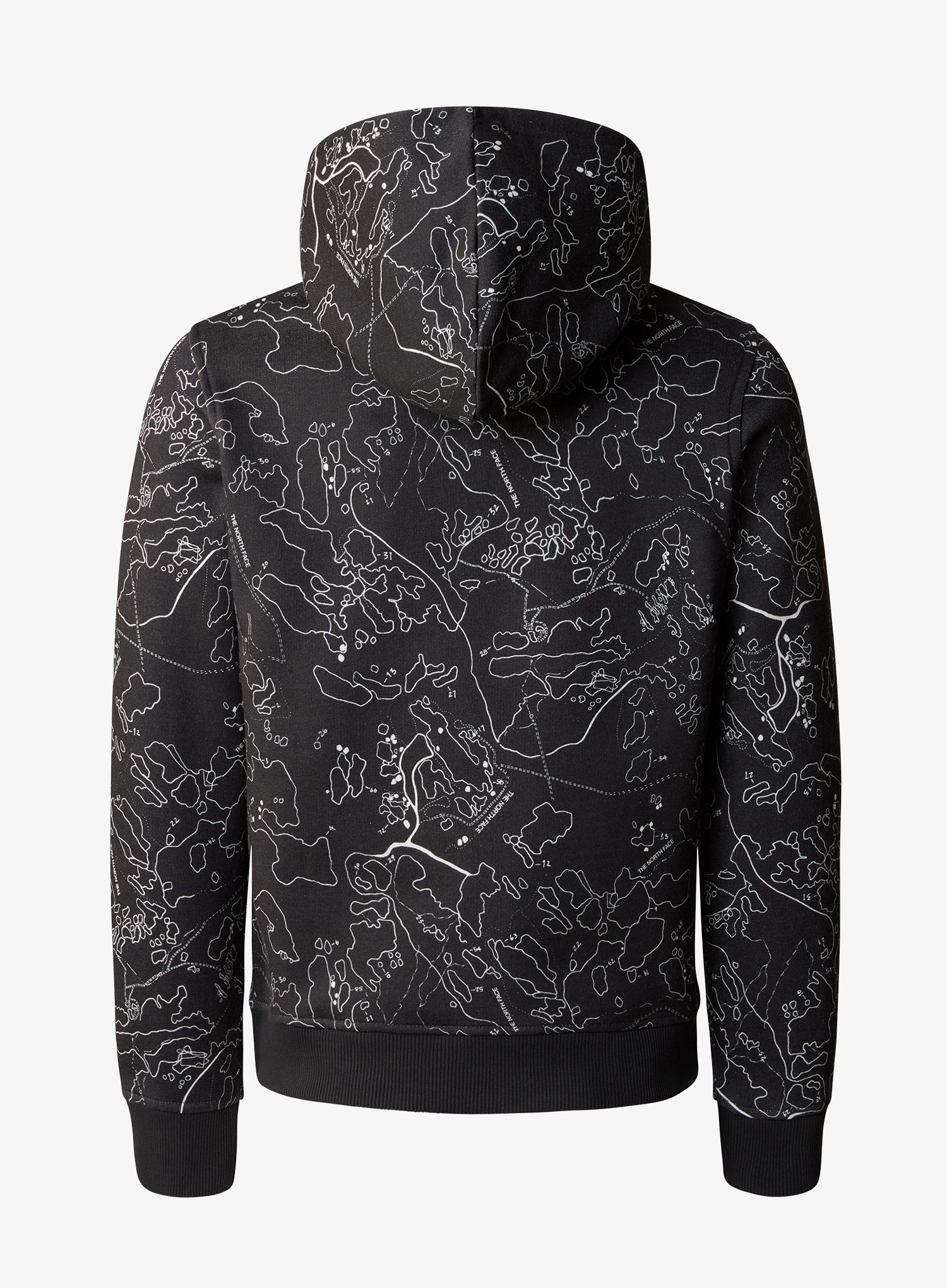 Hanorac pentru băieți The North Face Drew Peak P/O Hoodie Print - asphalt grey