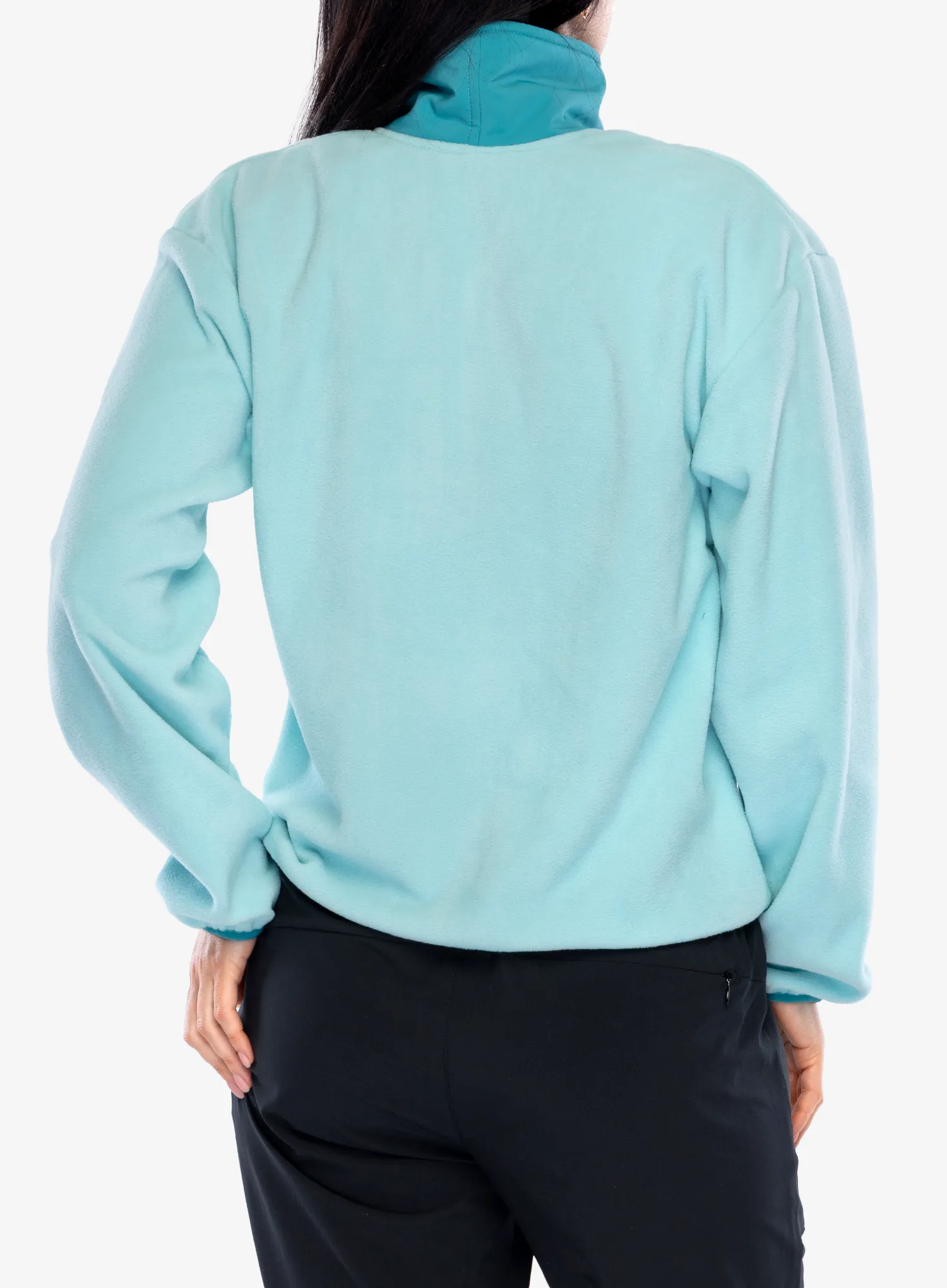 Hanorac fara gluga femei Columbia Sequoia Grove Half Zip Fleece - spray/teal