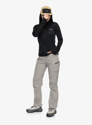 Hanorac fara gluga femei Columbia Summit Step Full Zip - black