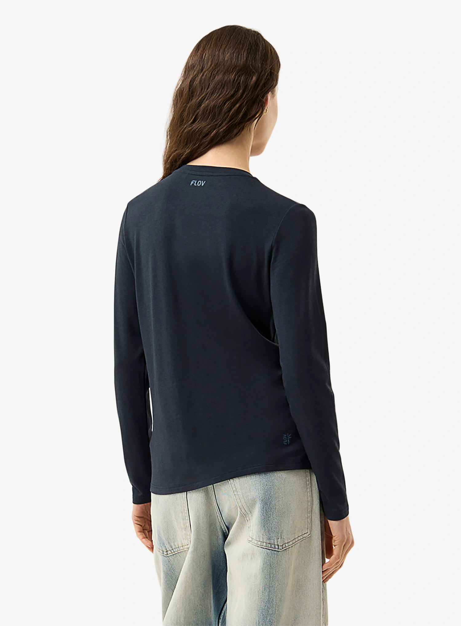 Hanorac fara gluga femei Flov Paria - navy/blue