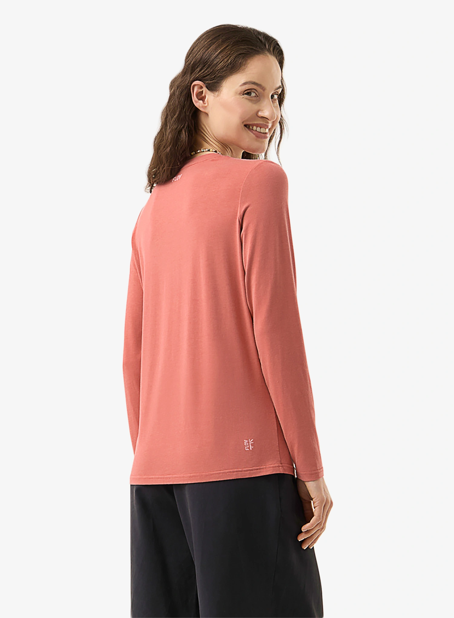 Hanorac fara gluga femei Flov Paria - pink/pink
