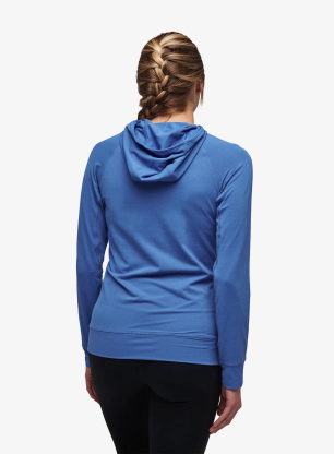 Hanorac femei Black Diamond Alpenglow Hoody - clean blue