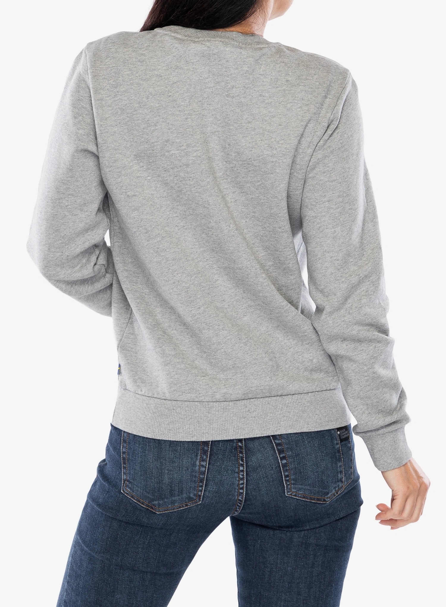 Hanorac femei Fjallraven Logo Sweater - grey melange