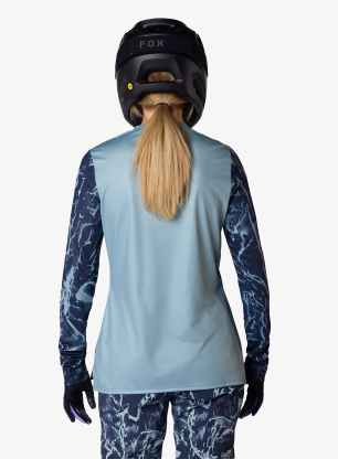 Hanorac femei Fox Ranger LS Jersey Img Print - arctic blue