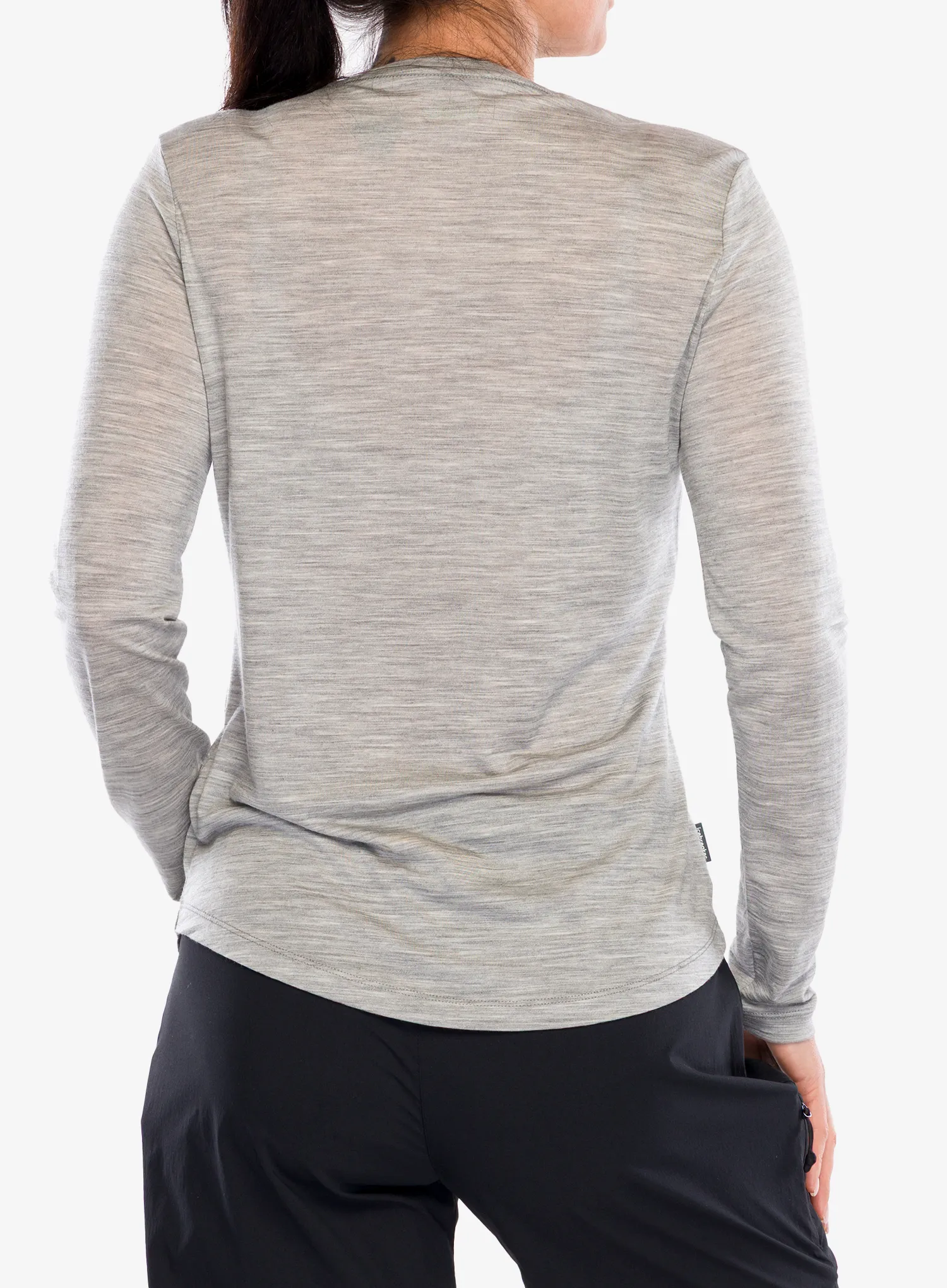 Hanorac femei Icebreaker Merino 125 Cool-Lite Sphere III LS Tee - metro hthr