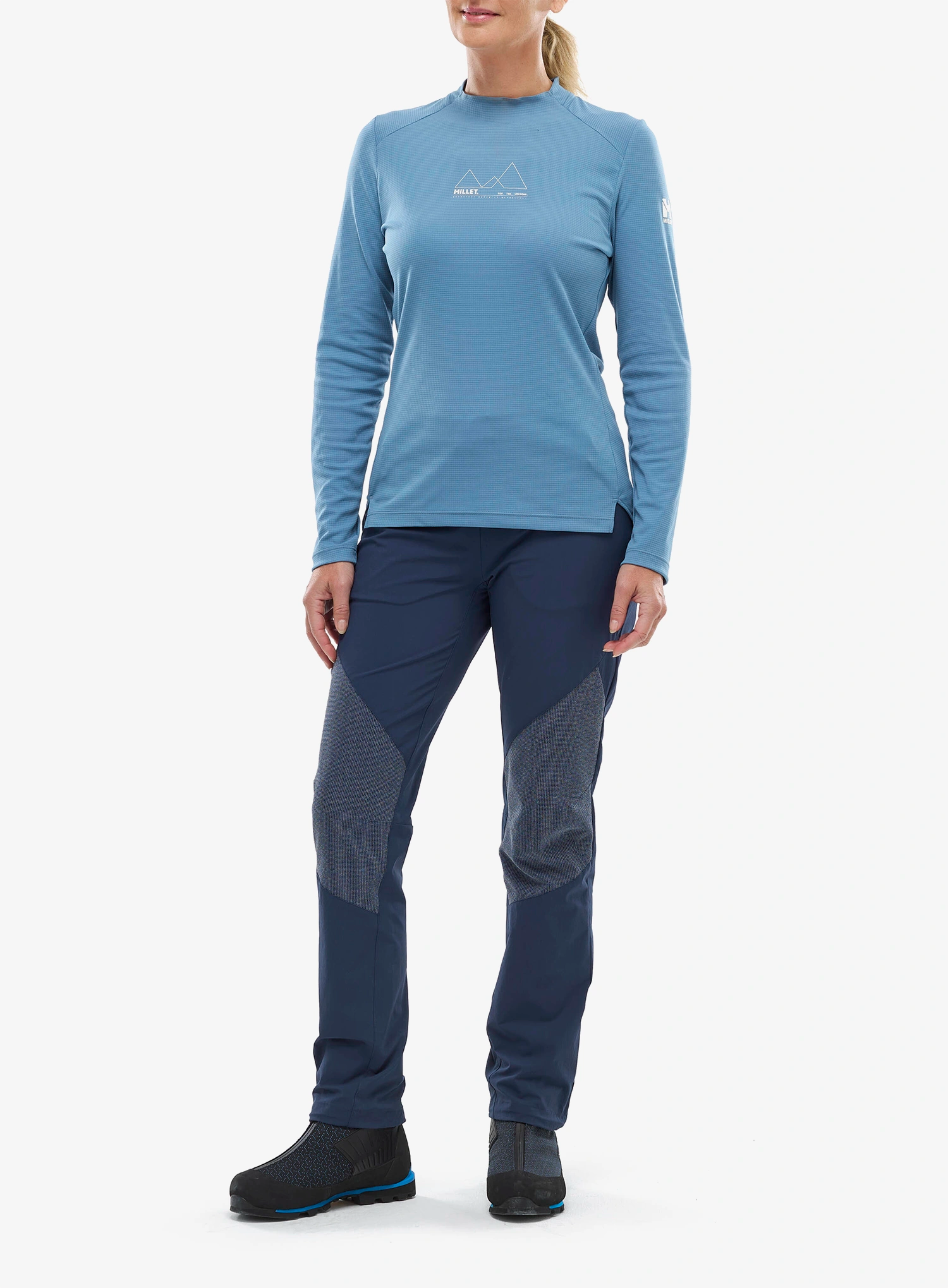 Hanorac femei Millet Kamet Ts LS - coronet blue