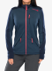 Hanorac cu fermoar femei Dovre Mid Full Zip Merino Wool - navy