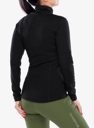 Hanorac Sensor Merino Upper Sweatshirt Halfzip - black