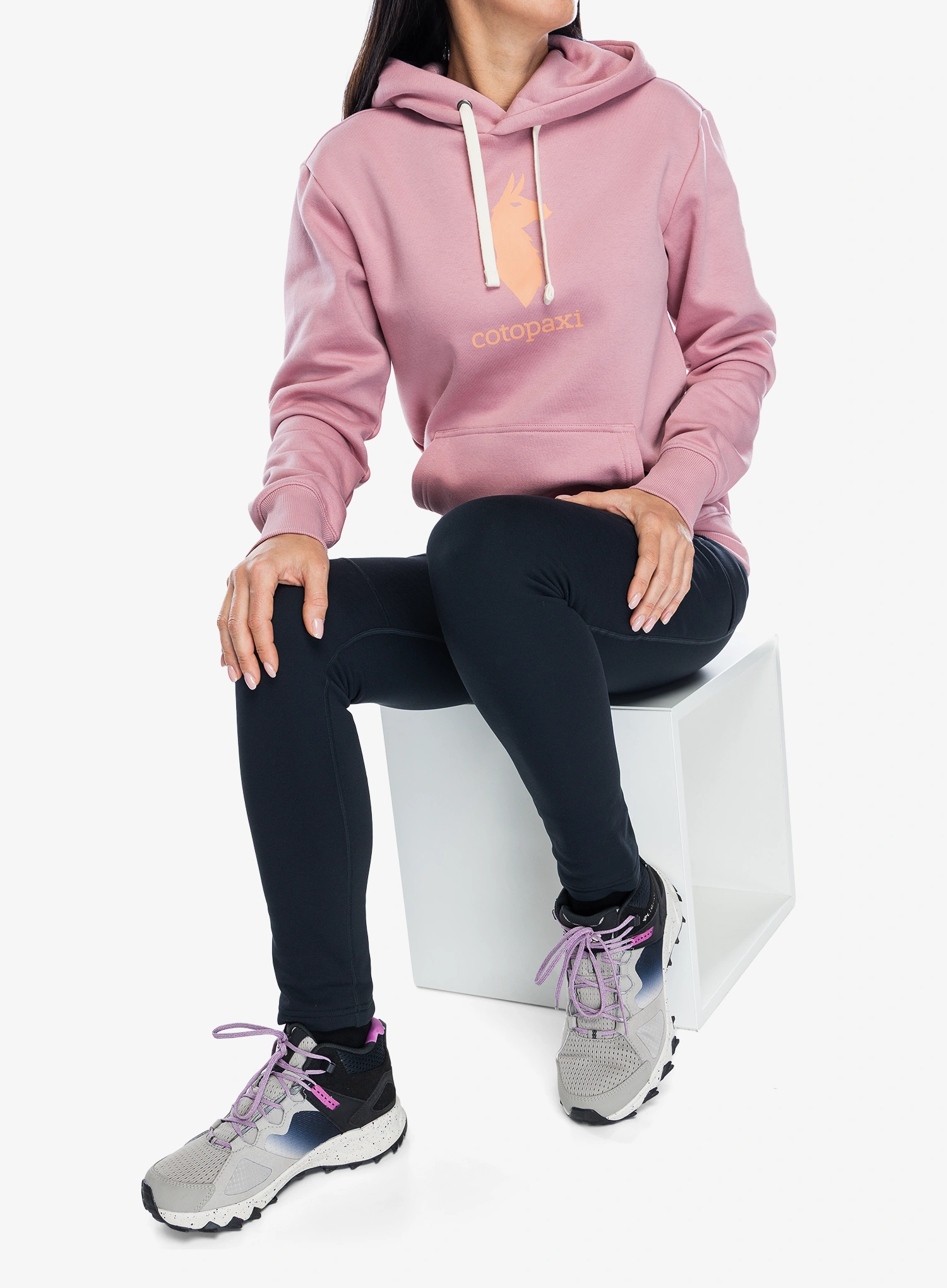 Hanorac cu gluga femei Cotopaxi Llama Pullover Hoodie - rose