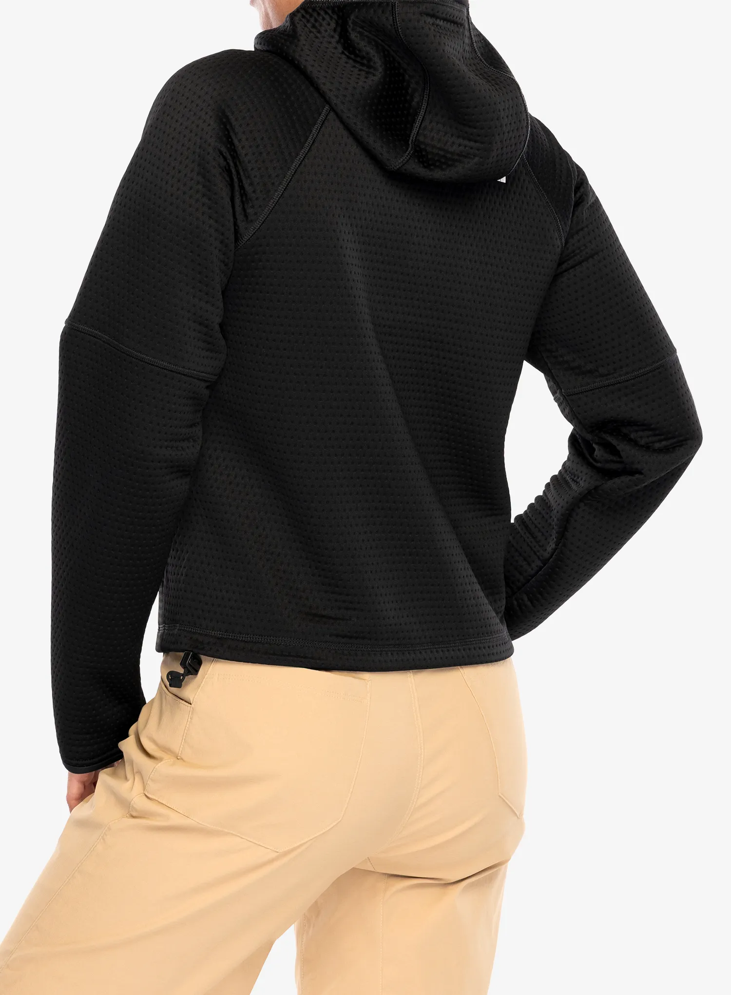 Hanorac cu gluga femei The North Face Dotknit Thermal FZ Hoodie - tnf black
