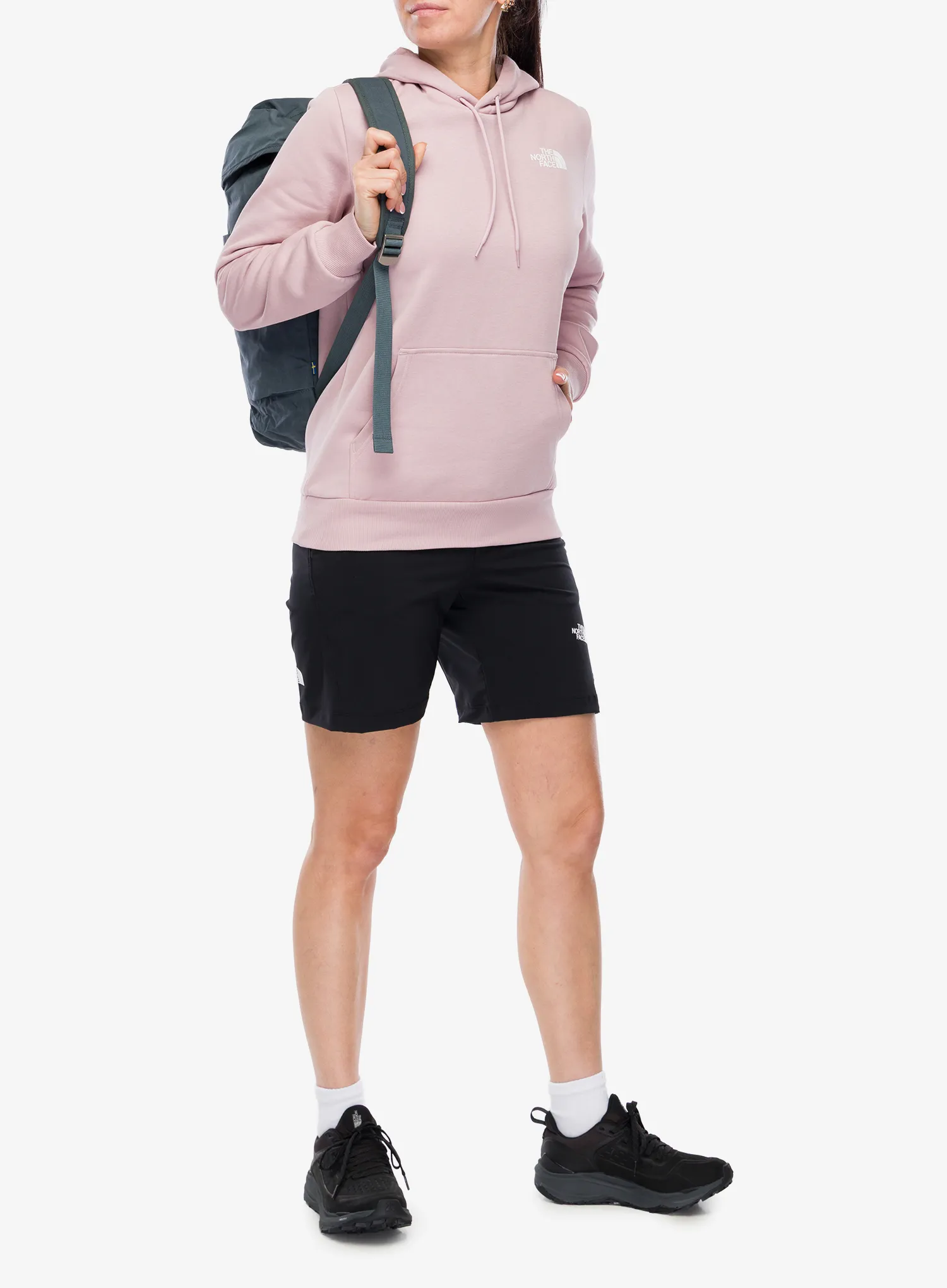 Hanorac cu gluga femei The North Face Simple Dome Hoodie - metal pink