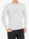 Hanorac alergare Arcteryx Cormac Logo LS - solitude heather/void