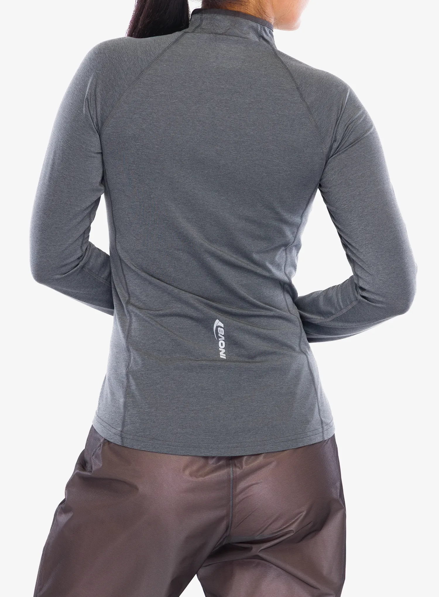 Hanorac alergare femei Inov-8 Active HZ Midlayer - grey