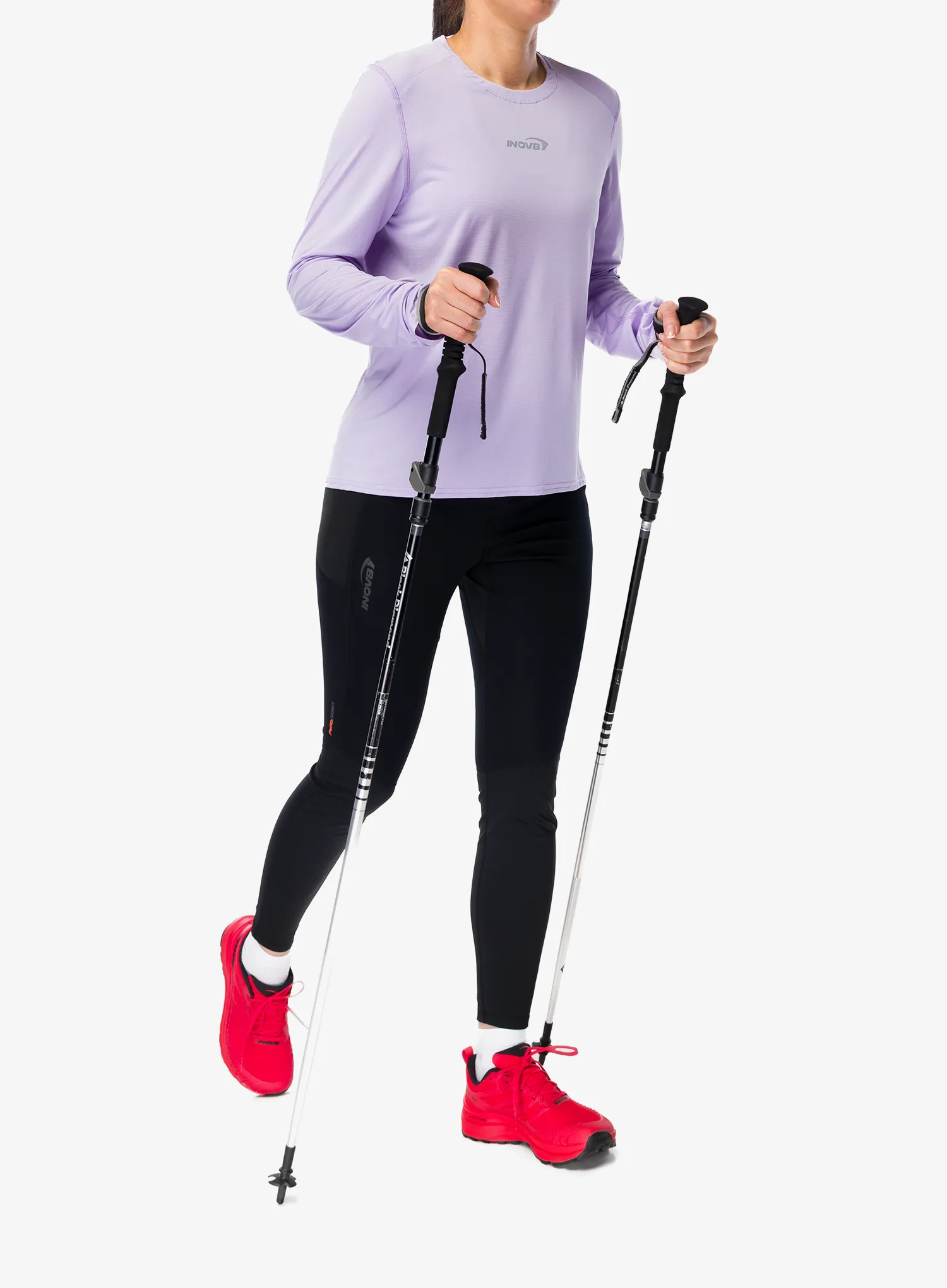 Hanorac alergare femei Inov-8 Airlite Long Sleeve T-Shirt - purple