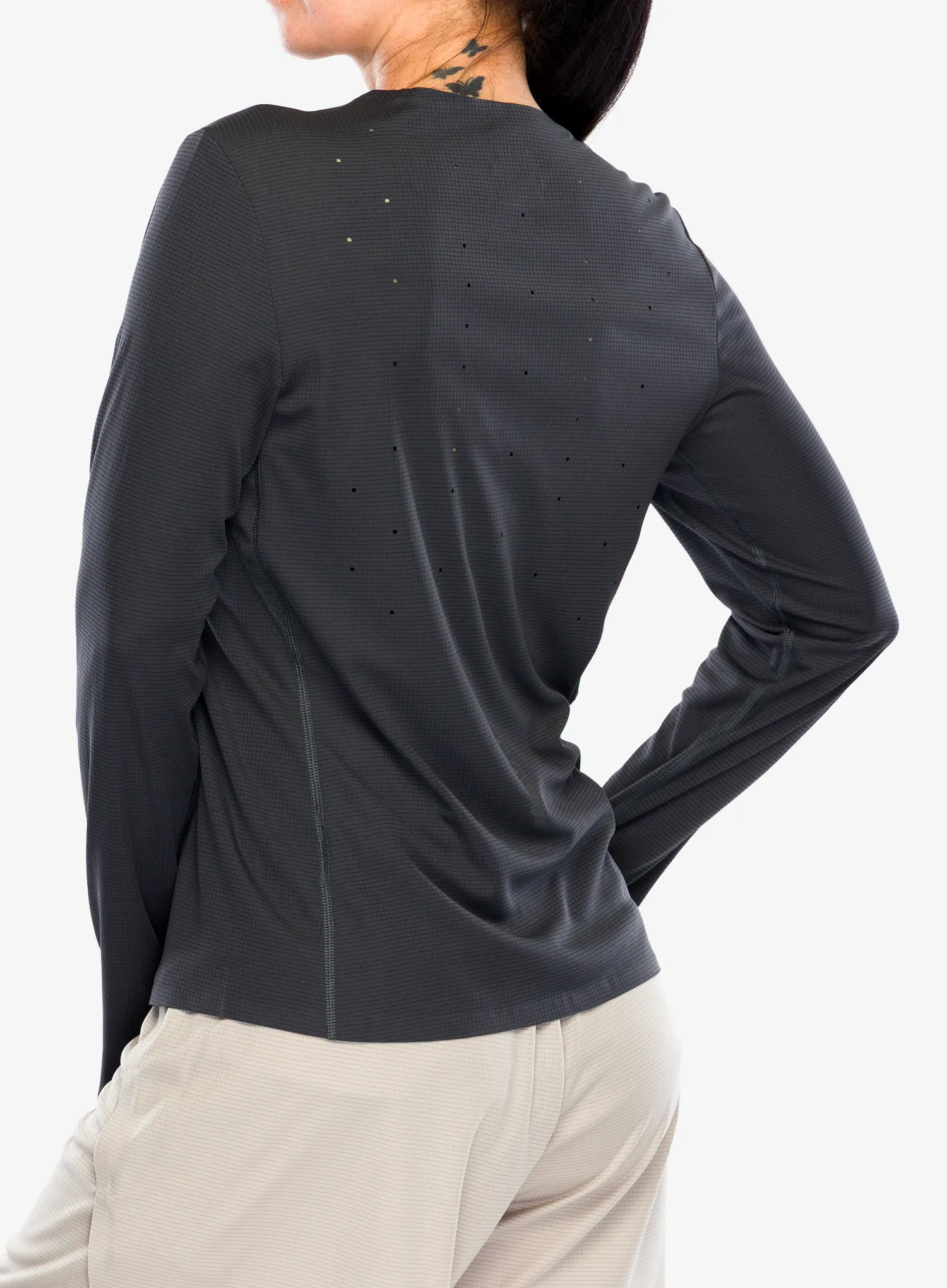 Hanorac alergare femei Inov-8 Airlite Pro Long Sleeve T-Shirt - black