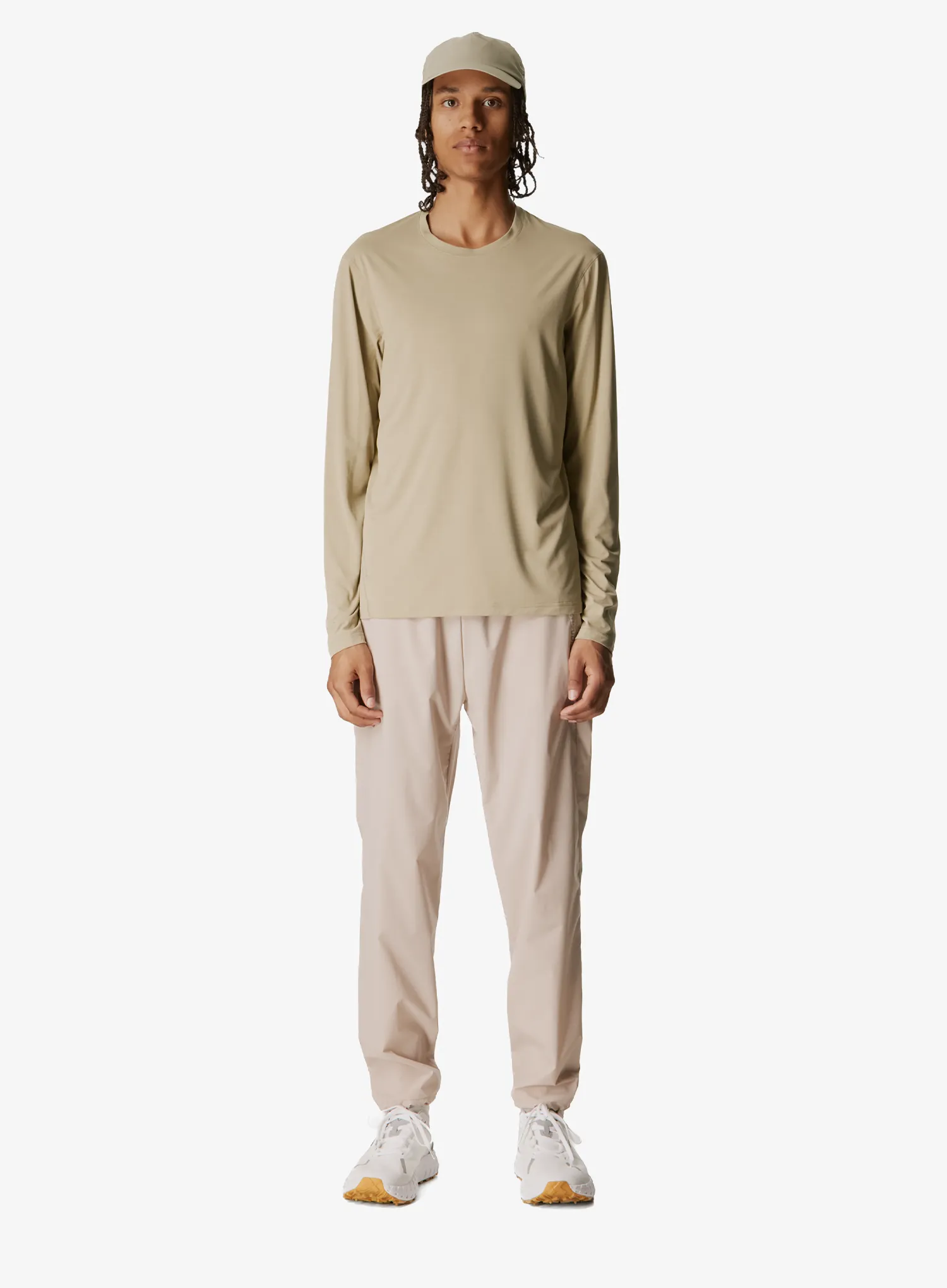 Hanorac alergare Houdini Pace Air LS Tee - powder green