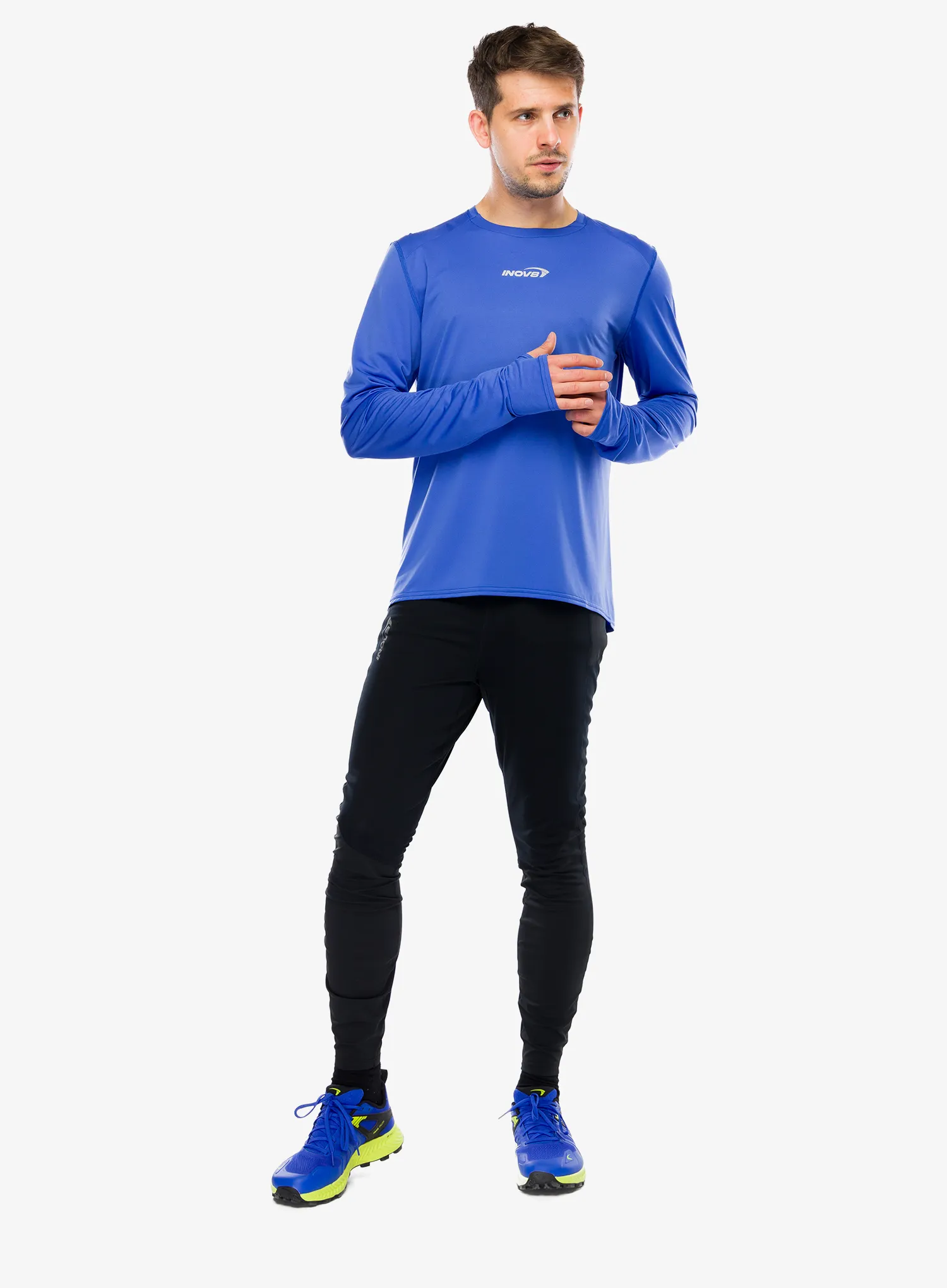 Hanorac alergare Inov-8 Airlite Long Sleeve T-Shirt - blue