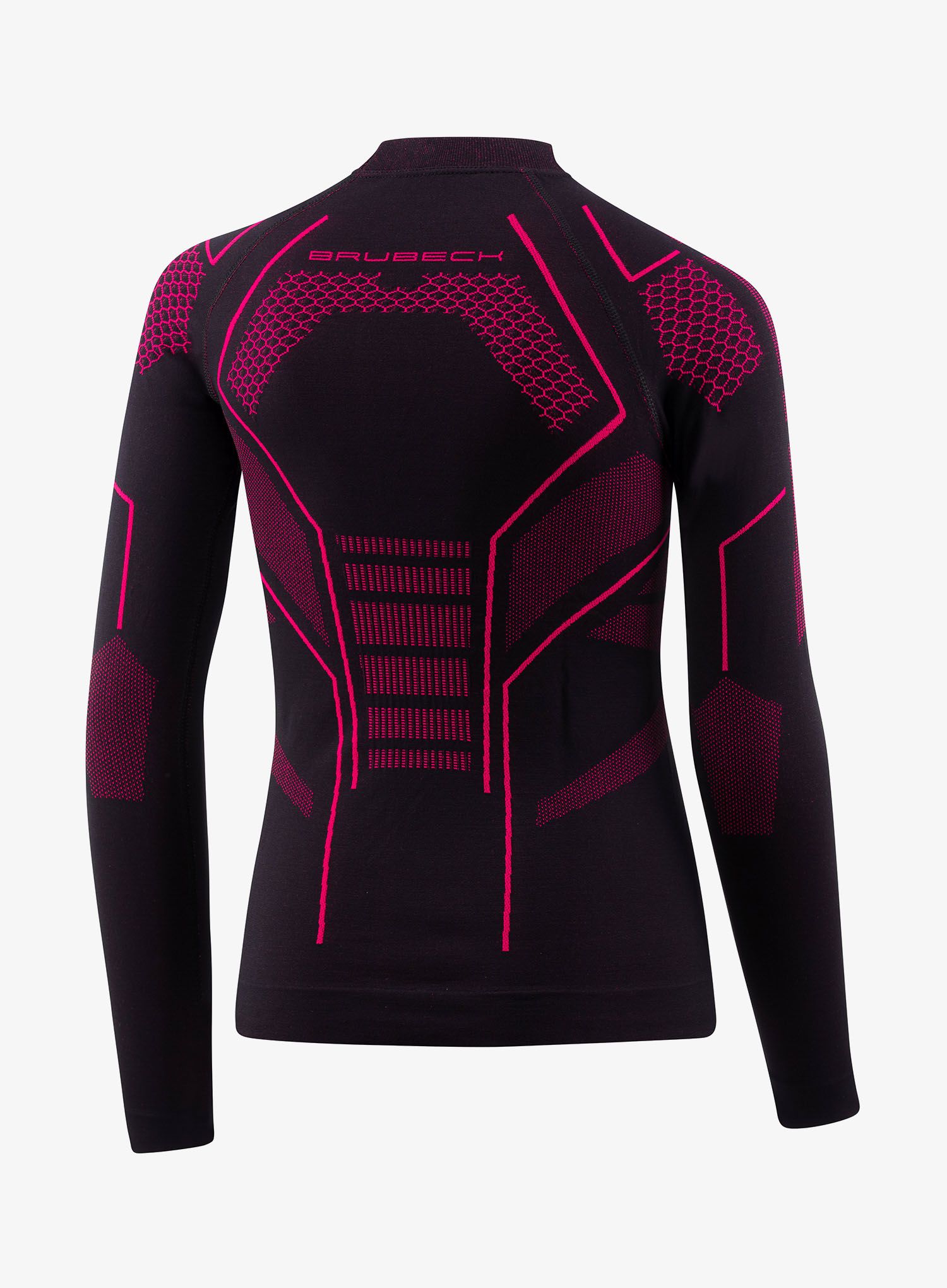 Hanorac pentru copii Brubeck Thermo Junior - black/fuchsia