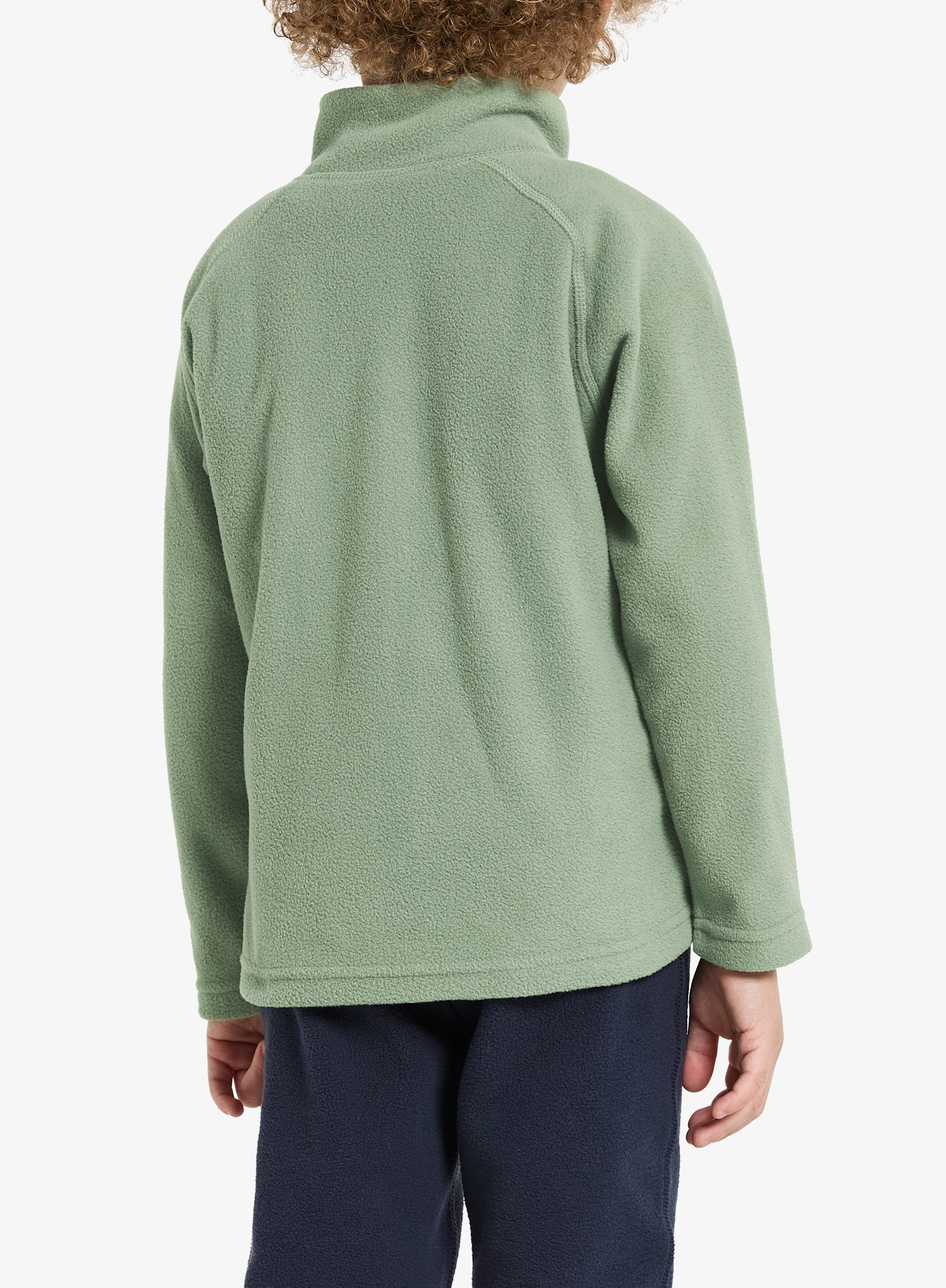 Hanorac pentru copii Didriksons Monte Full Zip - light moss
