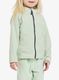 Hanorac pentru copii Didriksons Monte Full Zip - pale mint