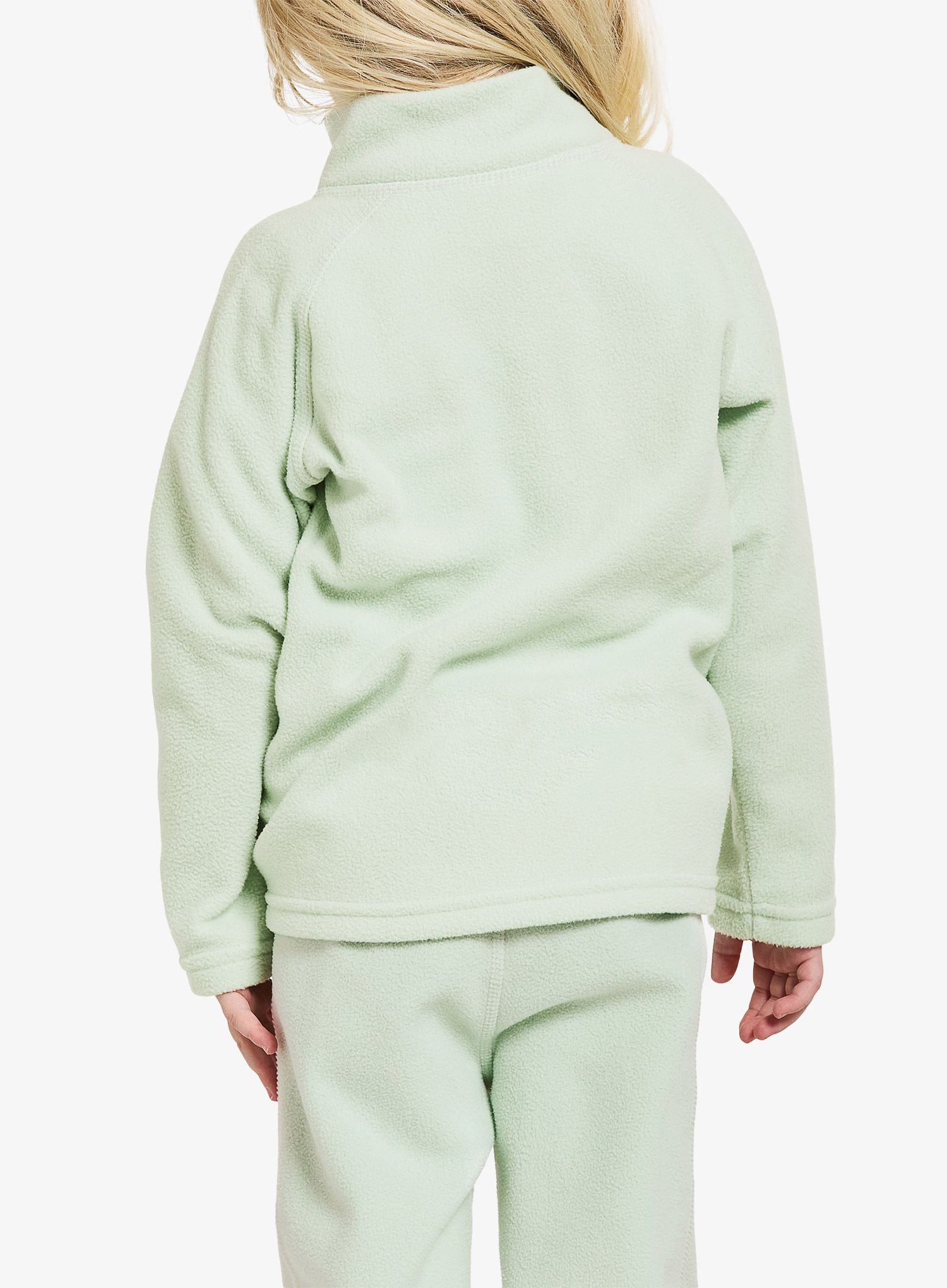 Hanorac pentru copii Didriksons Monte Full Zip - pale mint