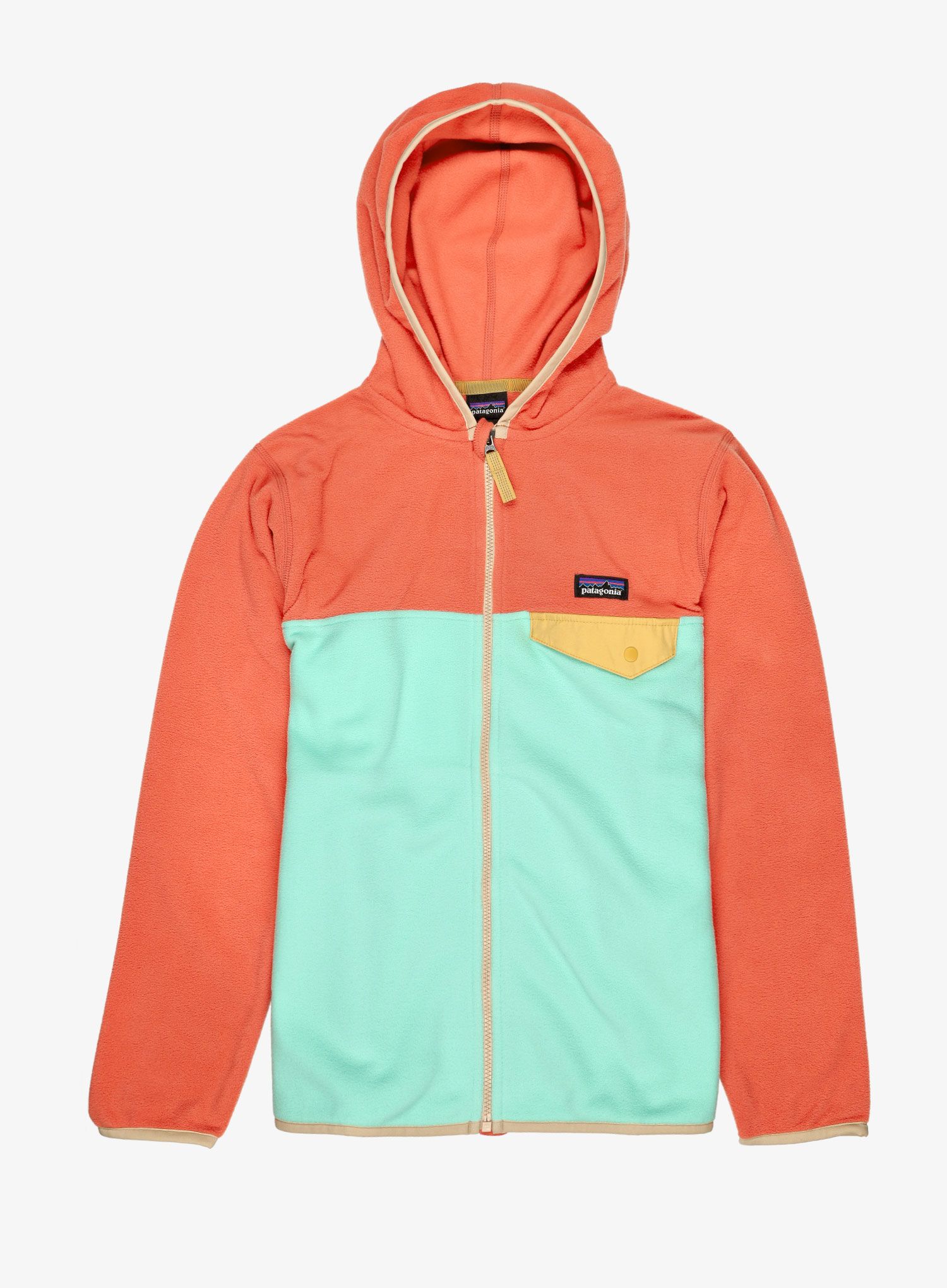 Hanorac pentru copii Patagonia Micro D Snap-T Jacket - early teal