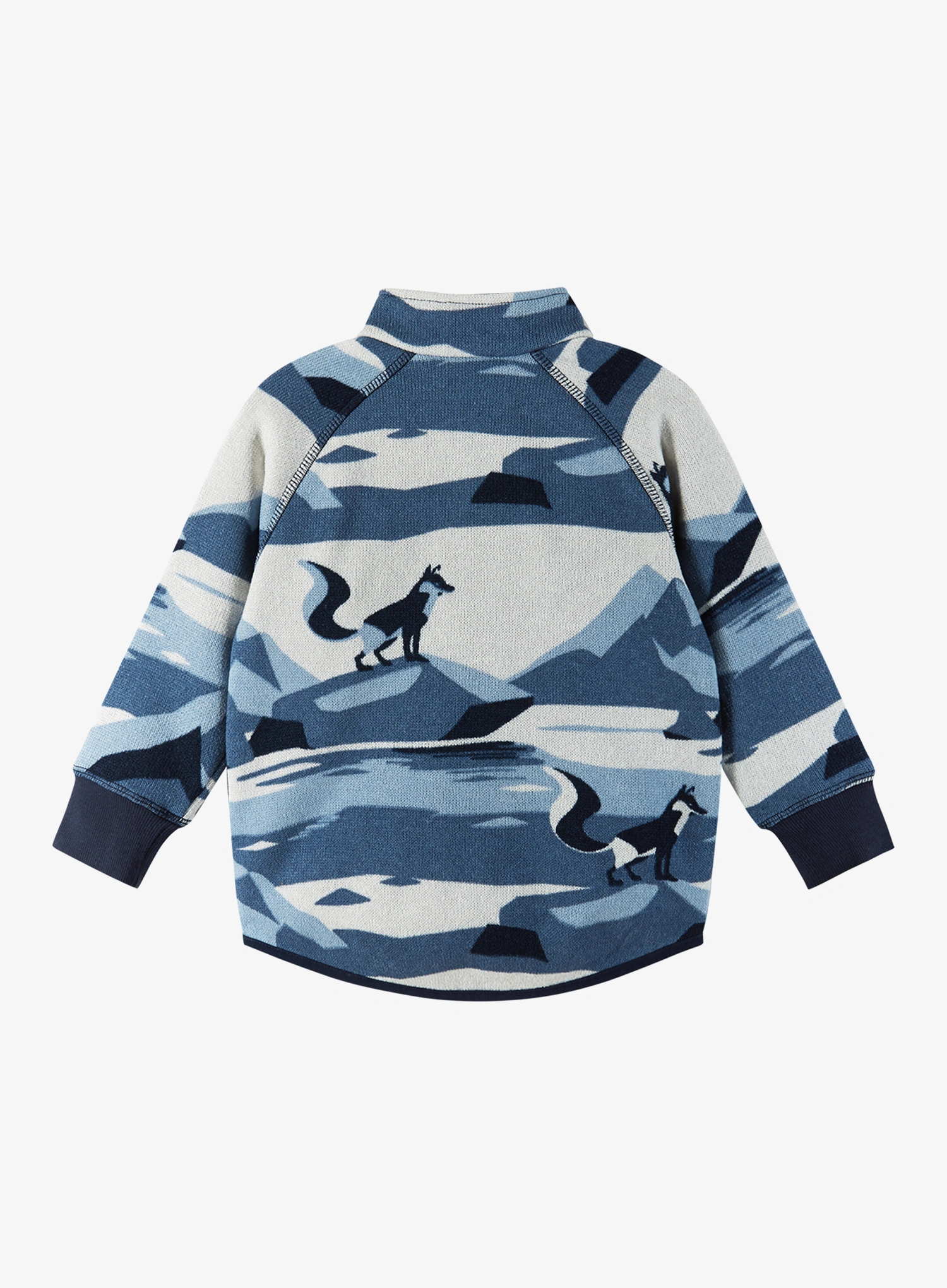 Hanorac pentru copii Reima Ornament - navy
