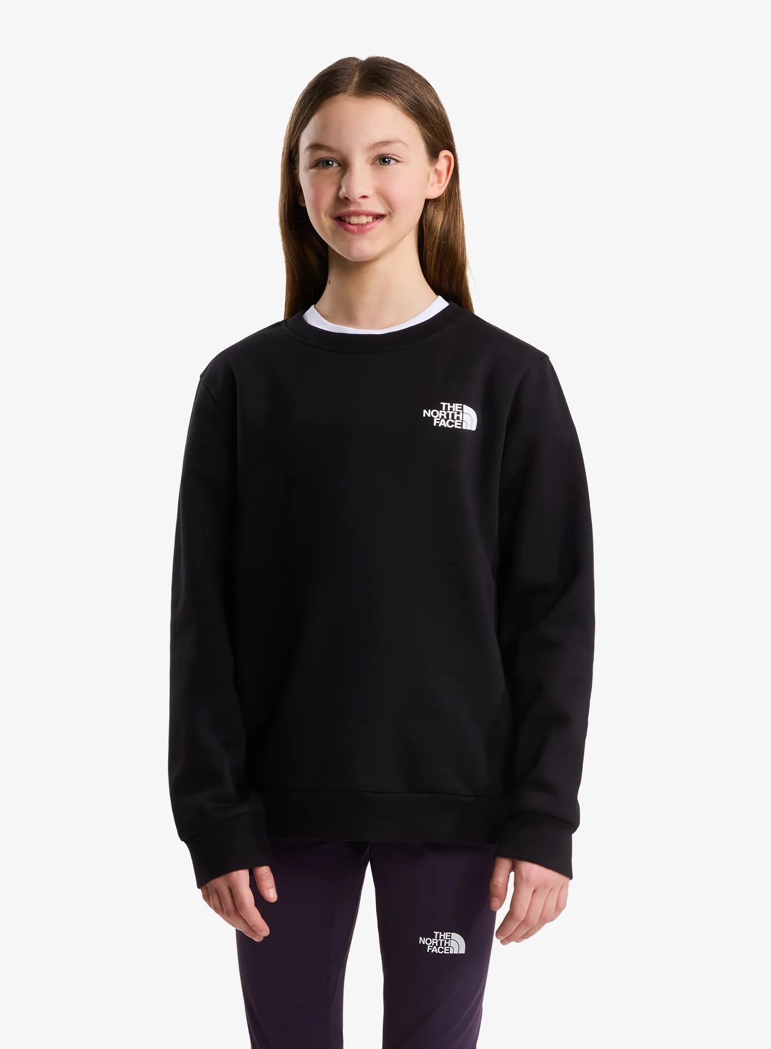 Hanorac pentru copii The North Face Evolution Box NSE Crew - tnf black