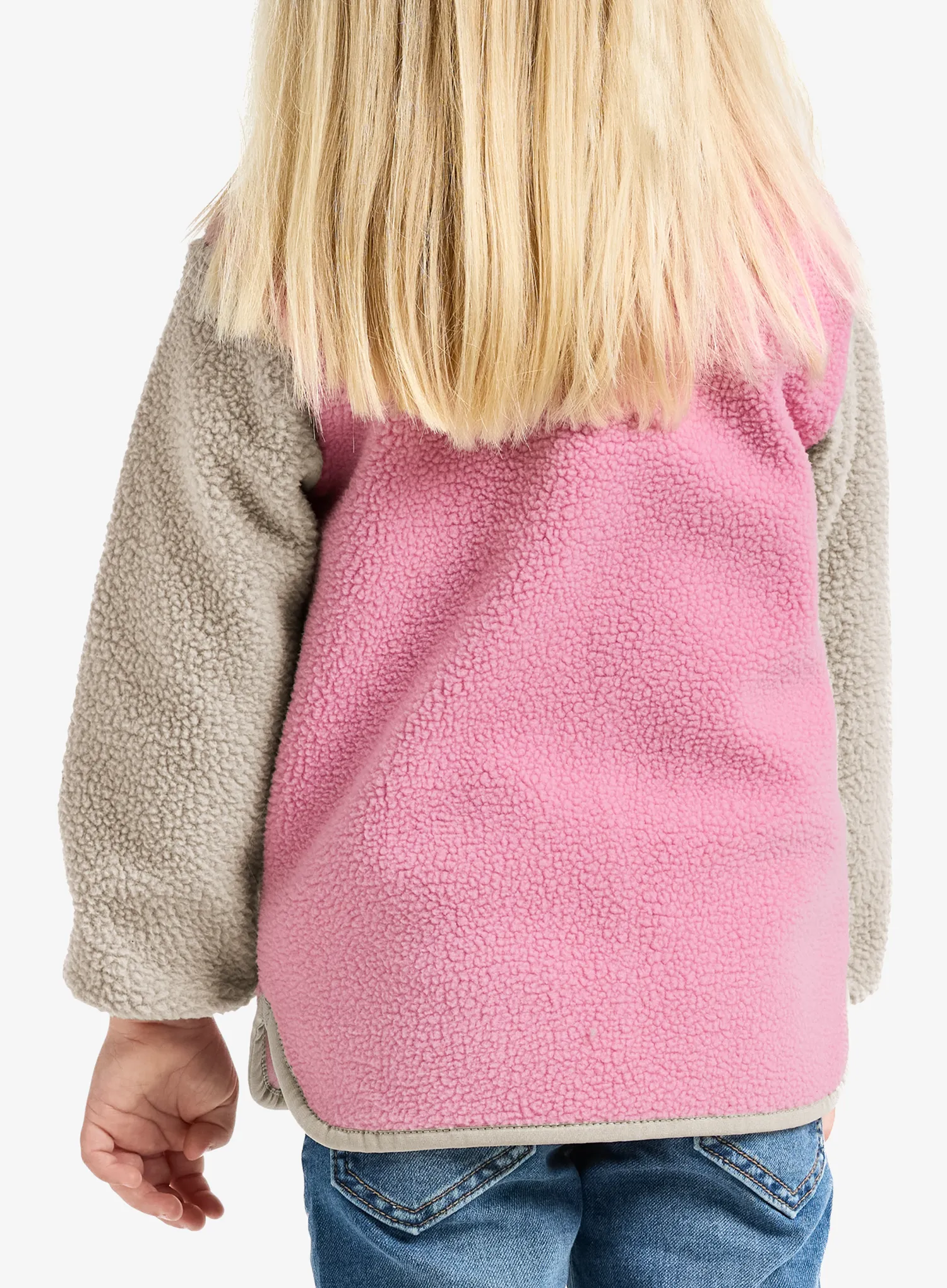Hanorac pentru fete Didriksons Anten Fullzip - light heather pink