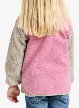 Hanorac pentru fete Didriksons Anten Fullzip - light heather pink