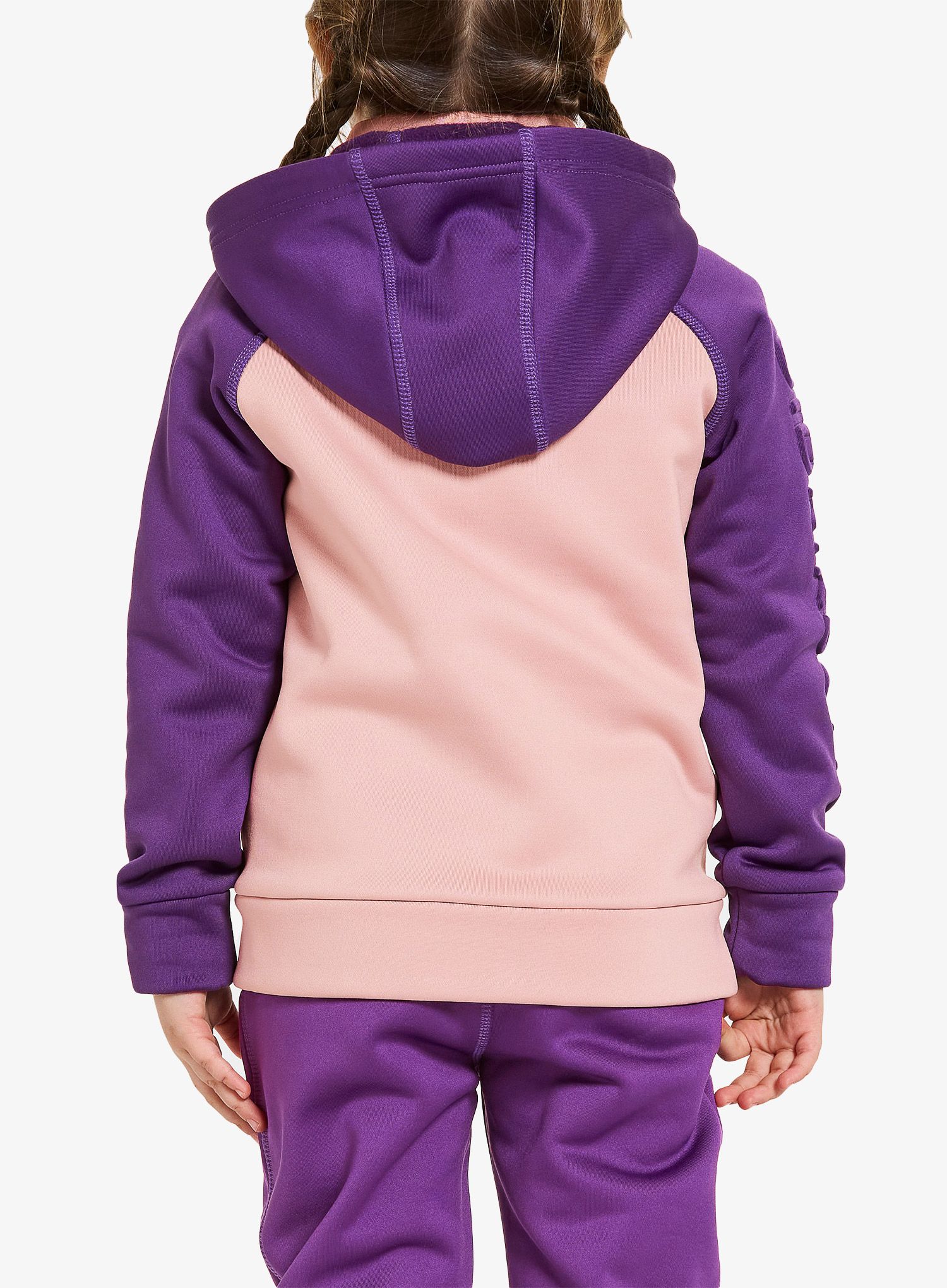 Hanorac pentru fete Didriksons Corin Full Zip - dusty pink