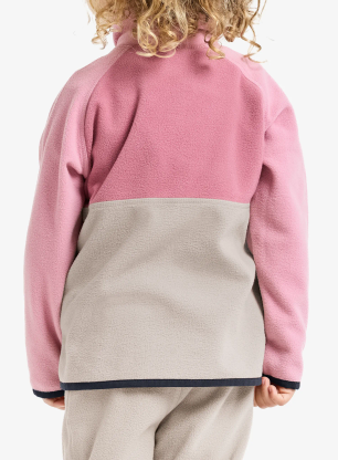 Hanorac pentru fete Didriksons Monte Half BU 5 - heather pink