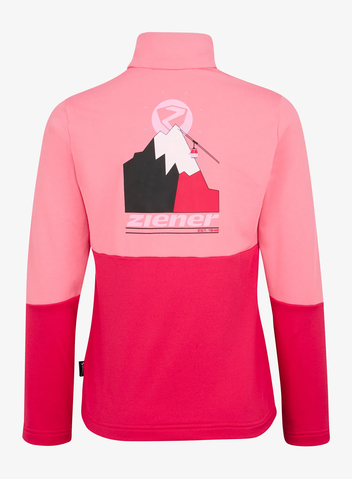 Hanorac pentru fete Ziener Jarps Midlayer - pink