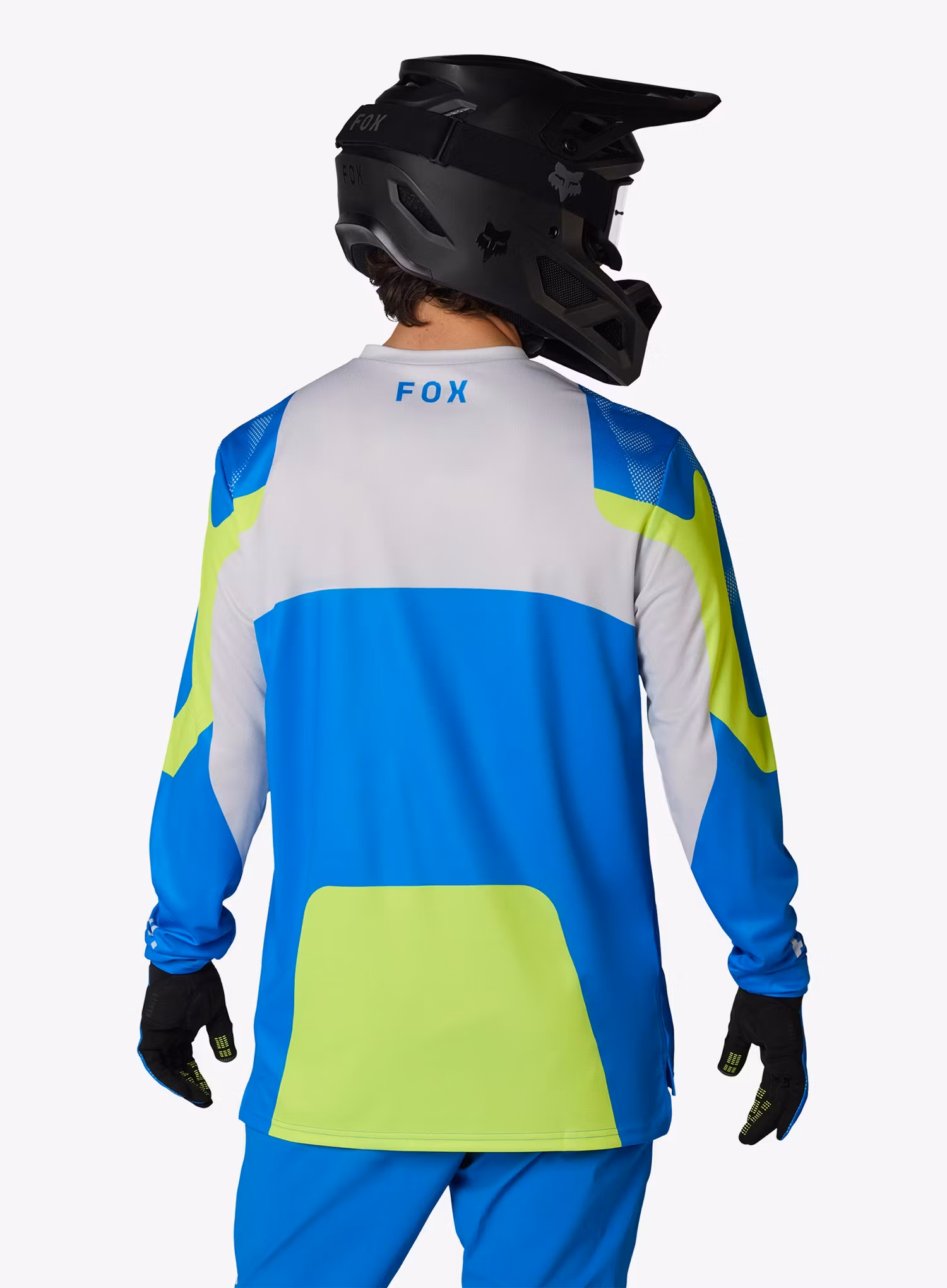 Hanorac enduro Fox Ranger LS Jersey Tactile - blue jewel