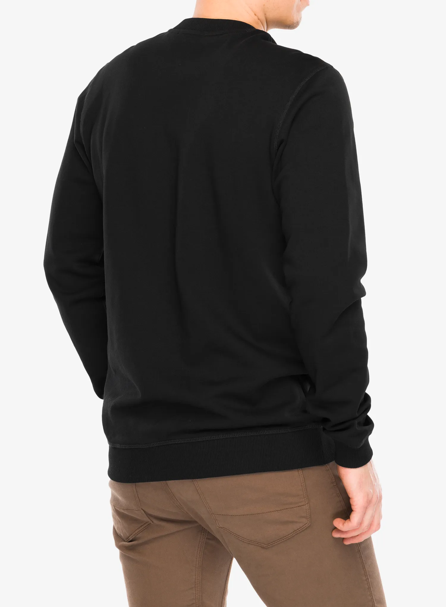 Hanorac Fjallraven 1960 Logo Badge Sweater - black
