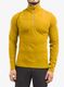 Hanorac Sensor Merino Ex Tee L/S Zip - mustard