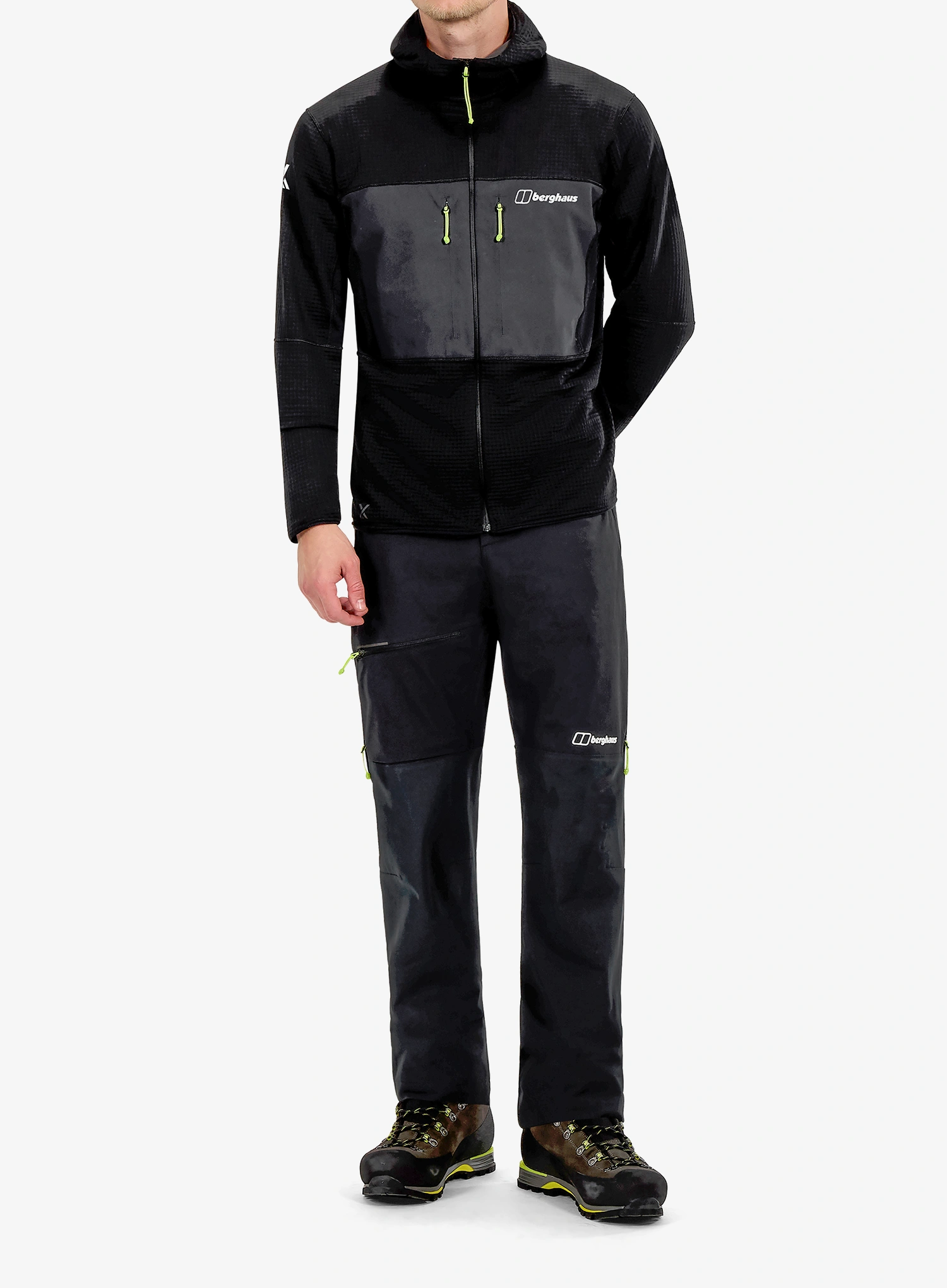 Hanorac fleece Berghaus MTN Guide MW Hoody - black
