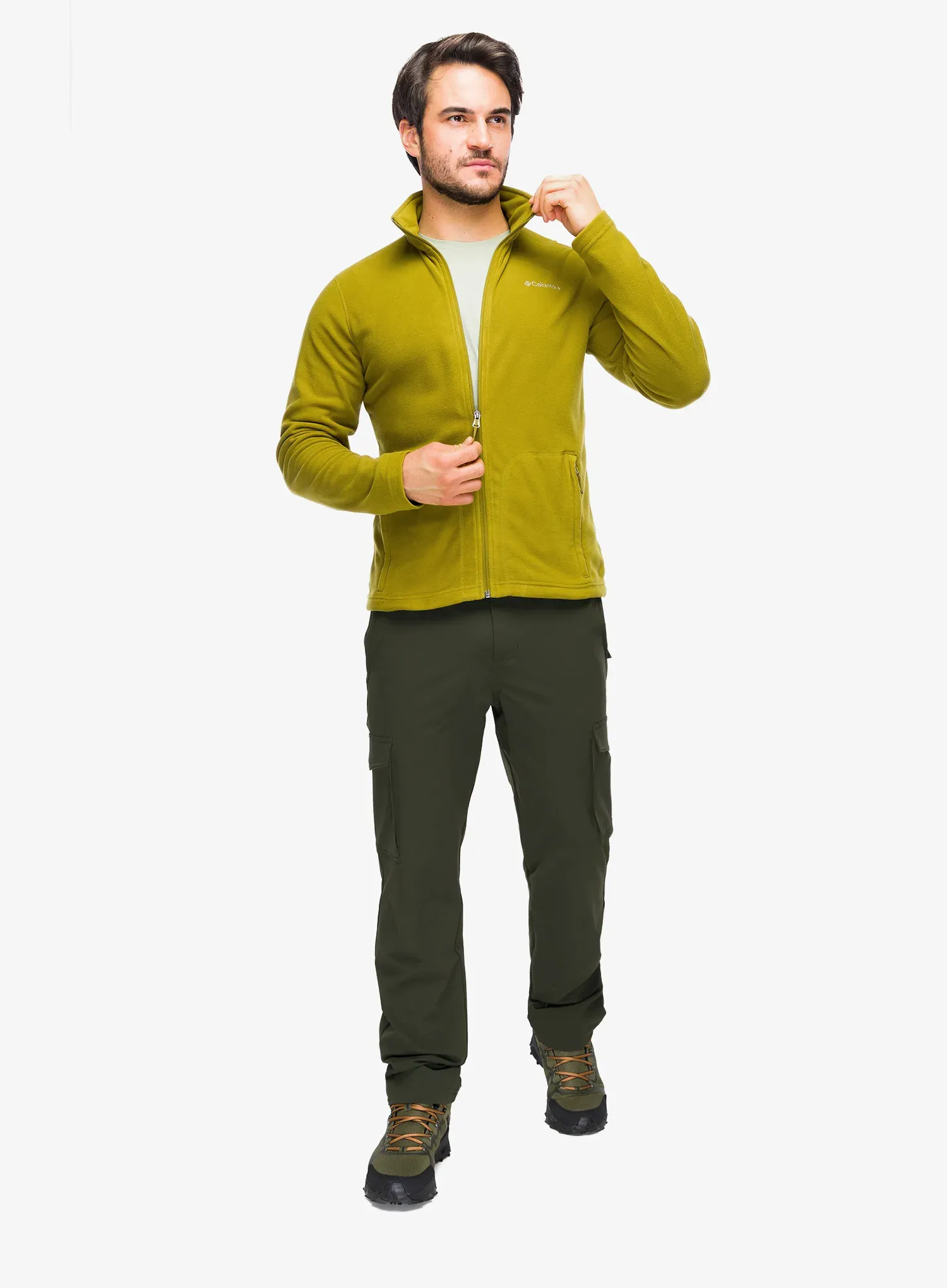 Hanorac fleece Columbia Fast Trek Light - mossy green