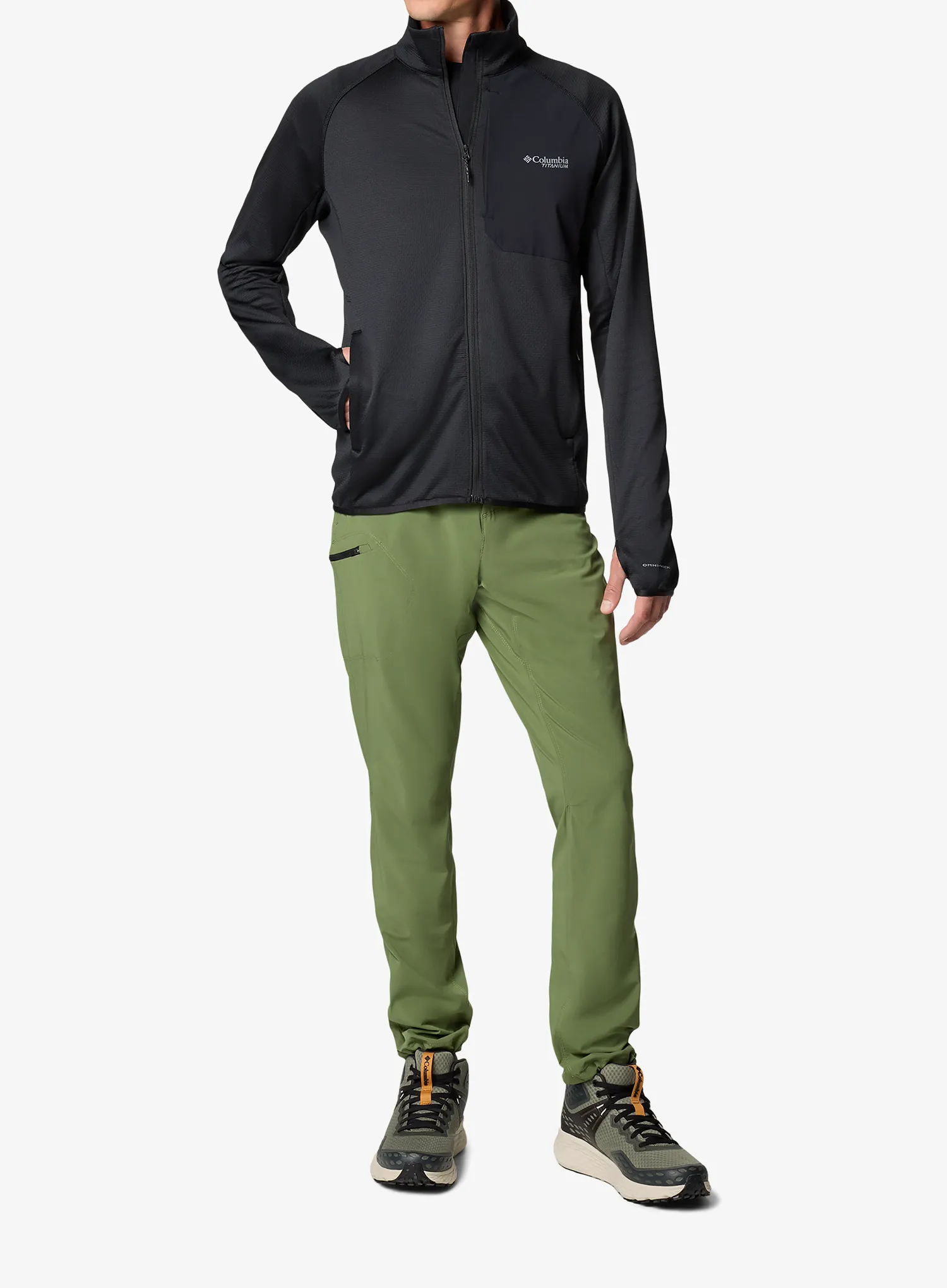 Hanorac fleece Columbia Triple Canyon Grid Fleece Full Zip II - black