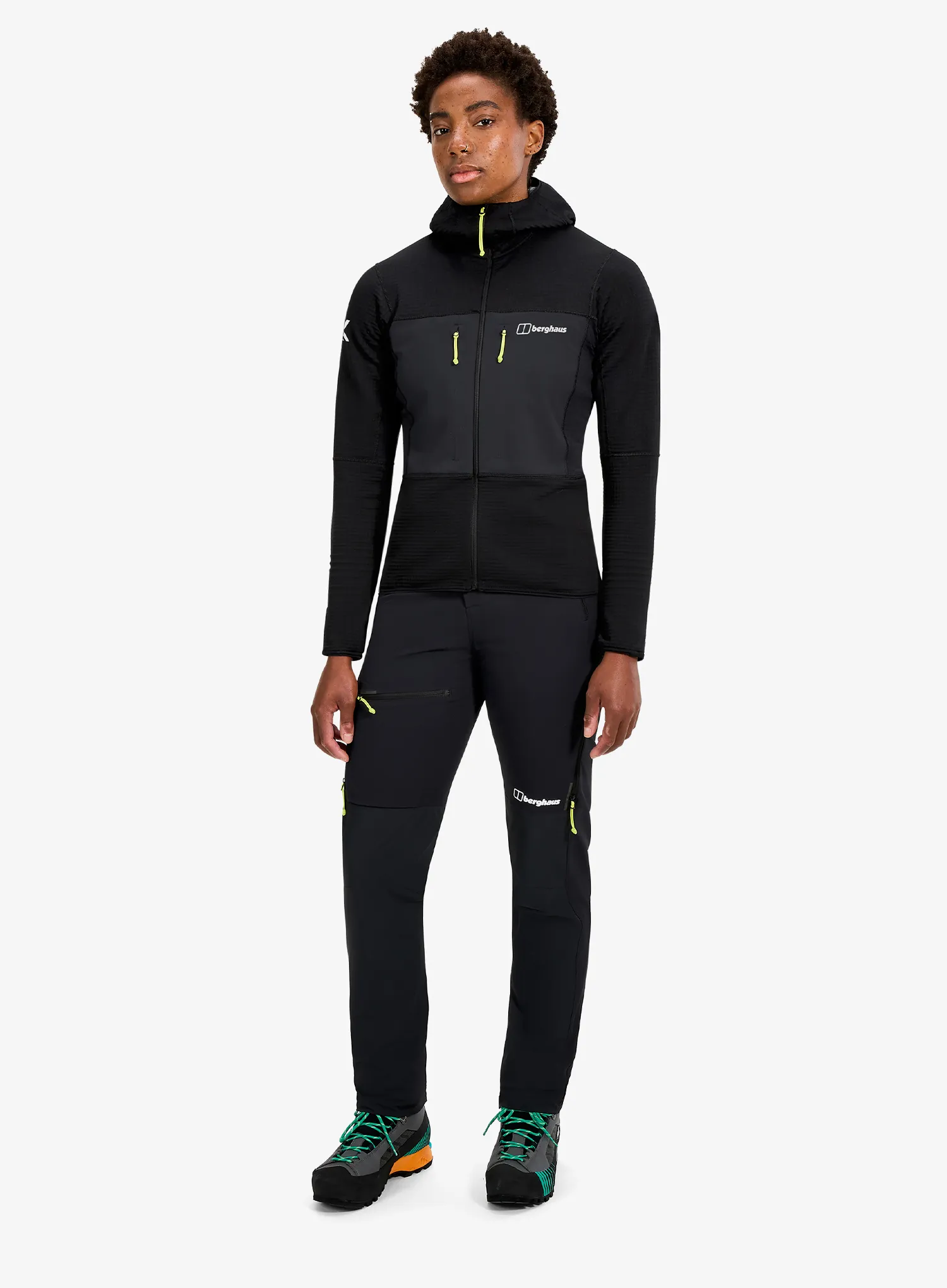 Hanorac fleece femei Berghaus MTN Guide MW Hoody - blk