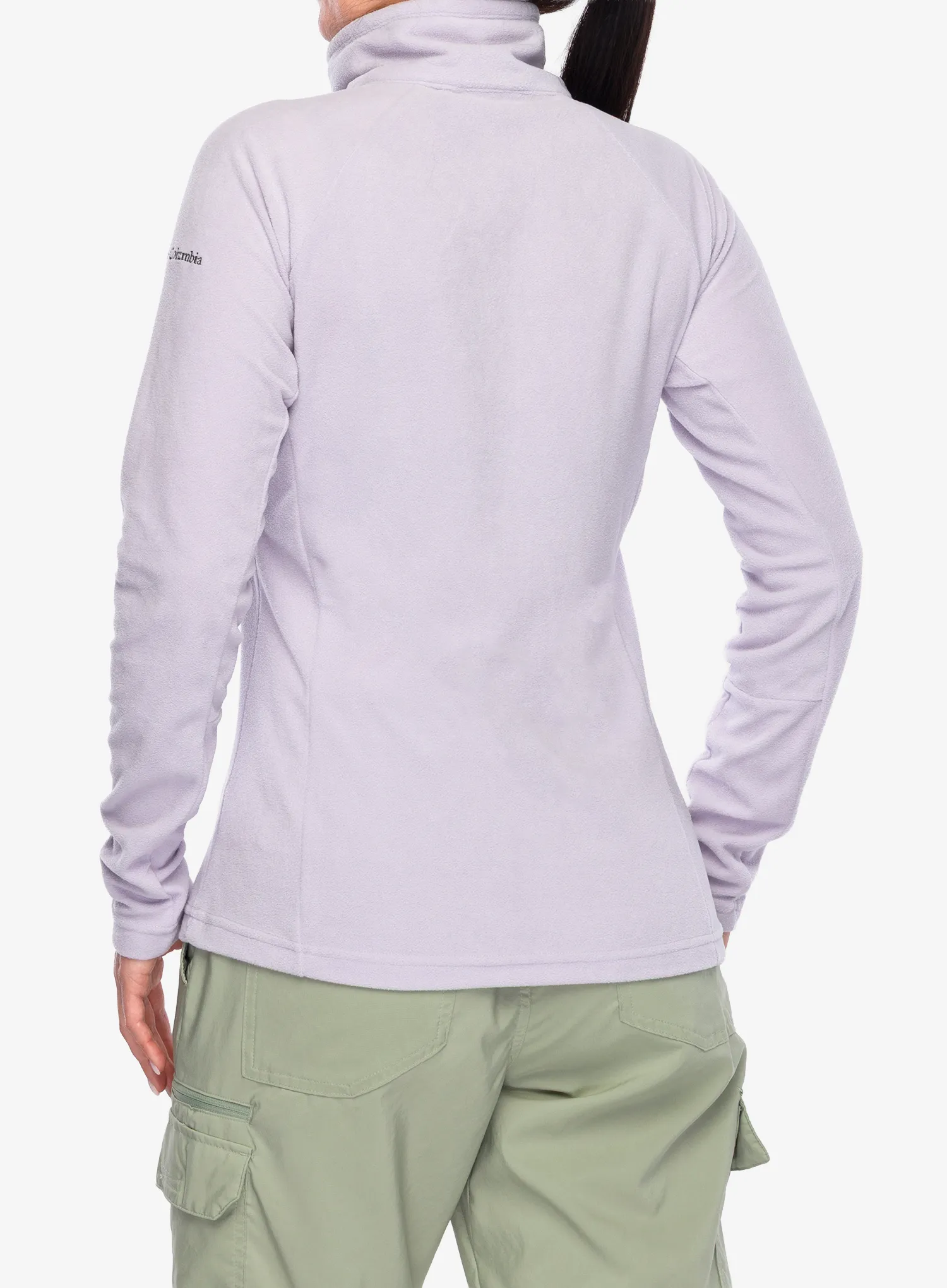 Hanorac fleece femei Columbia Glacial IV 1/2 Zip - lavender pearl