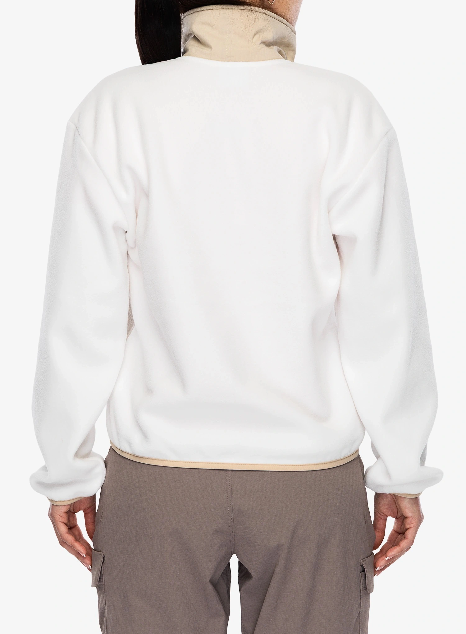 Hanorac fleece femei Columbia Sequoia Grove Half Zip Fleece - sea salt/dark stone/a.fossil