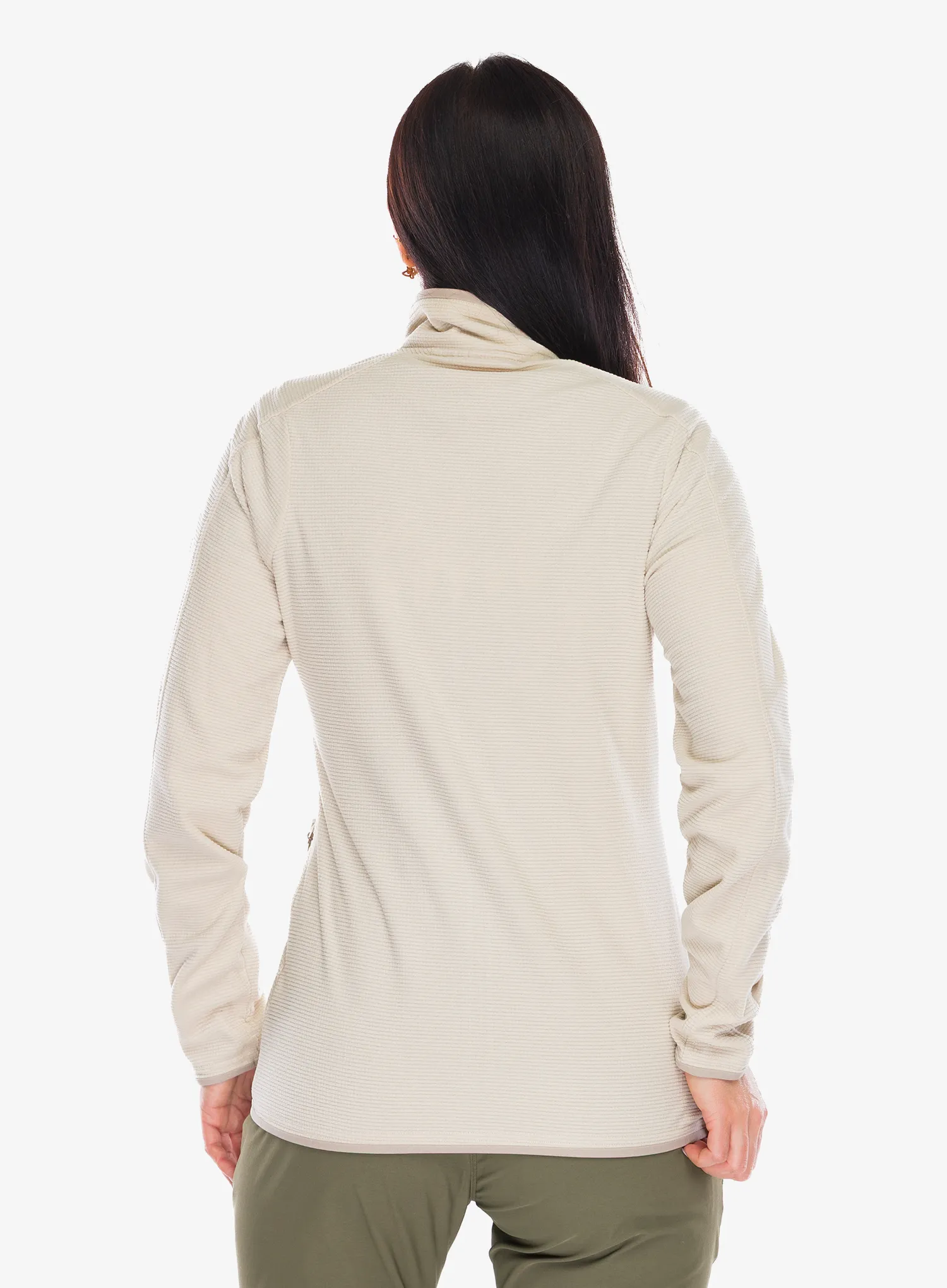 Hanorac fleece femei Craghoppers NosiLife Anya II Jacket - oyster