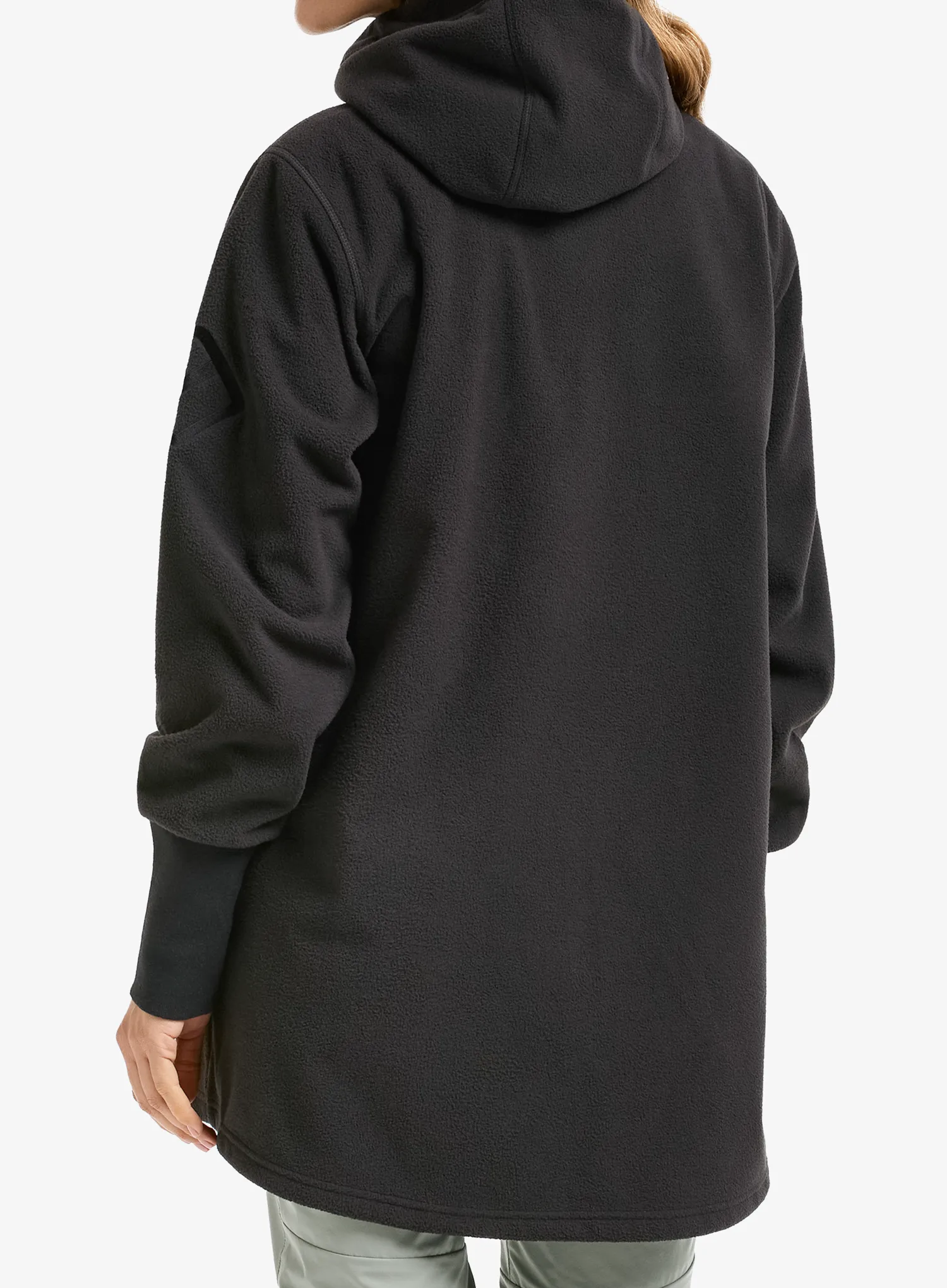 Hanorac fleece femei Didriksons Rinda Fullzip - black