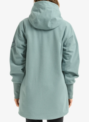 Hanorac fleece femei Didriksons Rinda Fullzip - factory blue