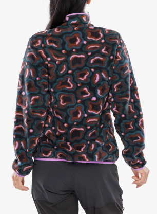 Hanorac fleece femei Patagonia Lightweight Synch Snap-T Pullover - soft spirea/dried vanilla