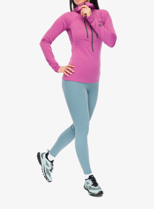 Hanorac fleece femei Patagonia R1 Ultralight Hoody - faded magenta