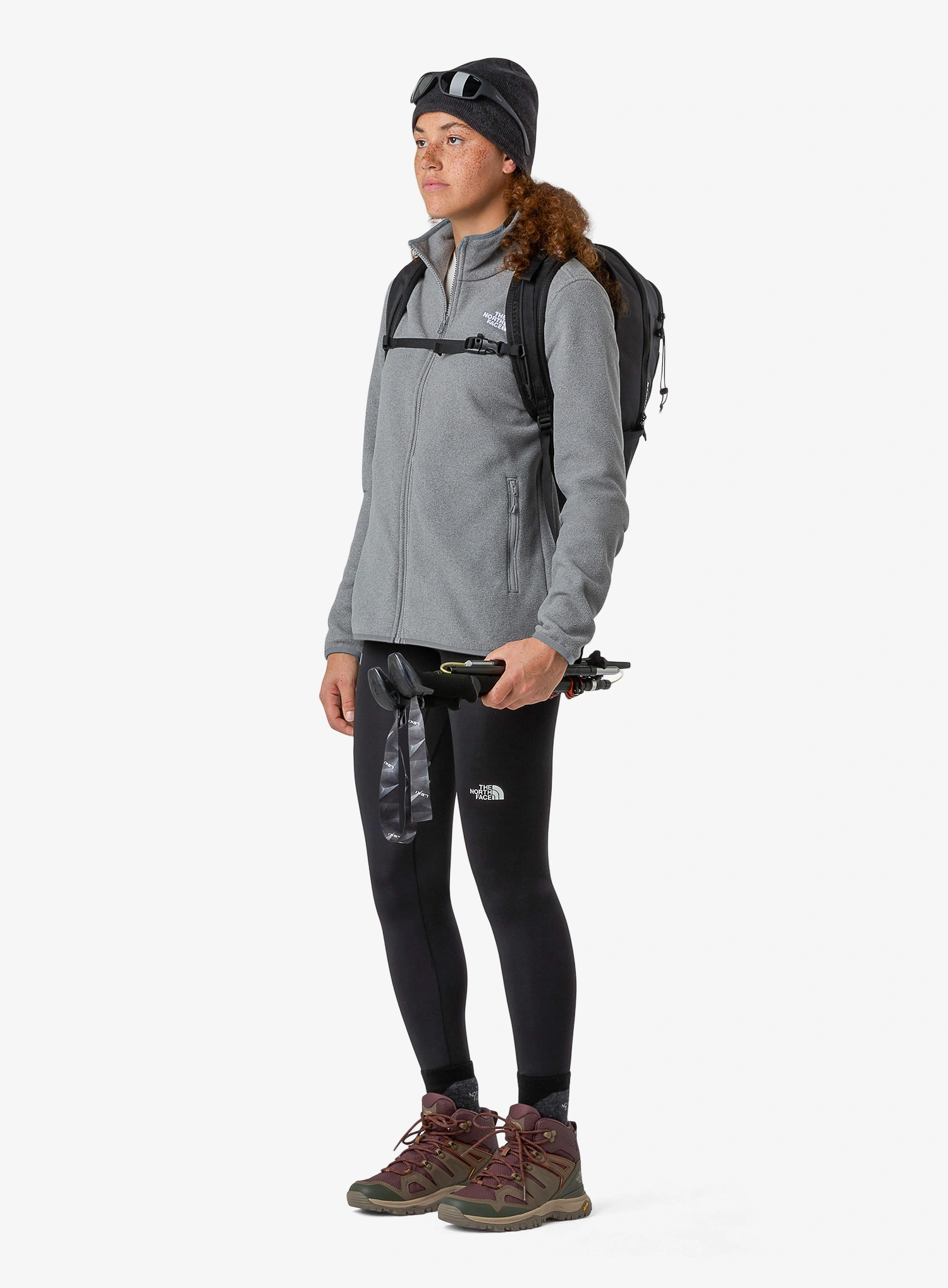 Hanorac fleece femei The North Face Glacier Fleece Jacket - tnf mid grey heather