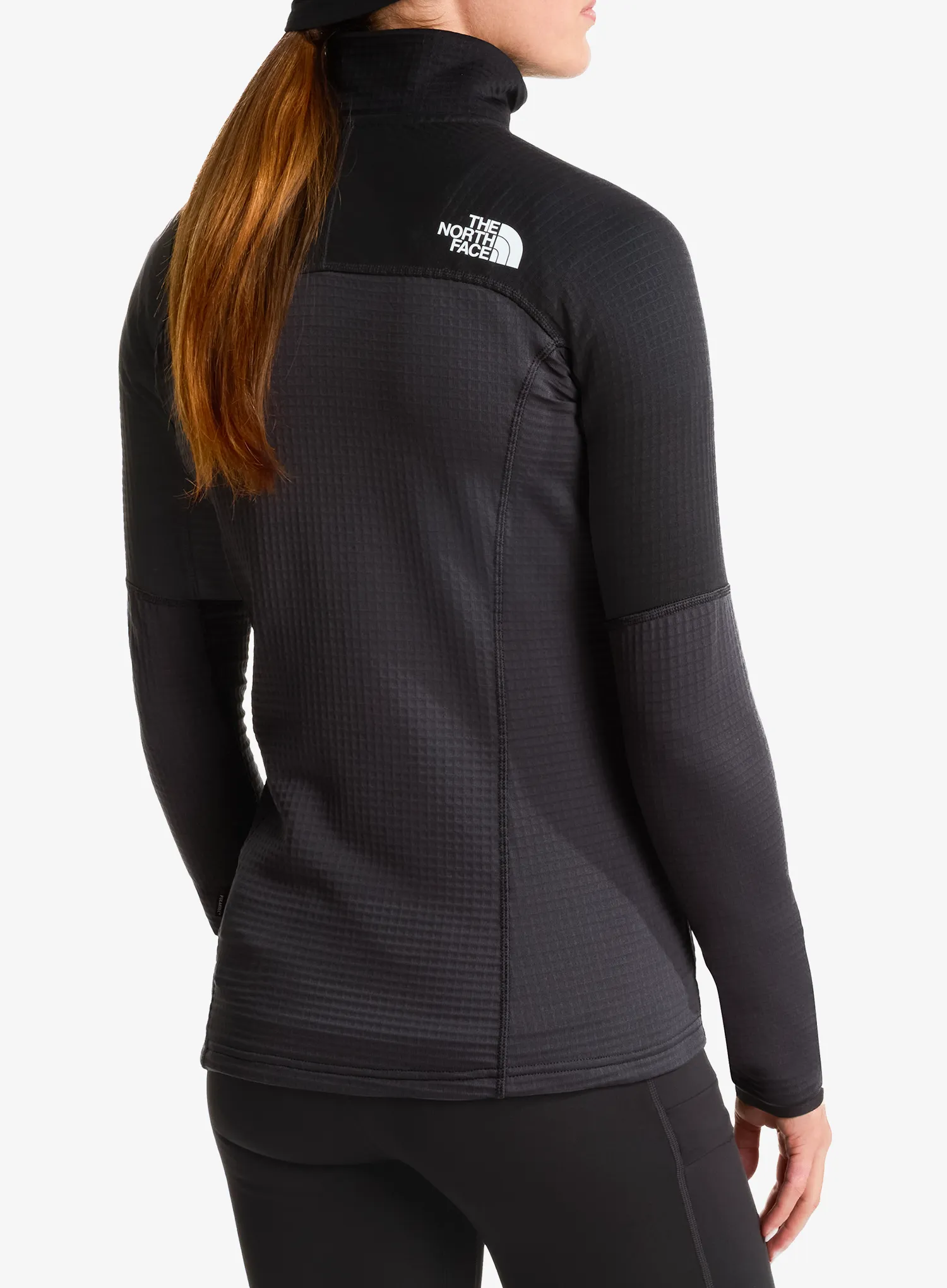 Hanorac fleece femei The North Face Polartec Powergrid Stormgap Jacket - asphalt grey/black
