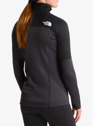 Hanorac fleece femei The North Face Polartec Powergrid Stormgap Jacket - asphalt grey/black